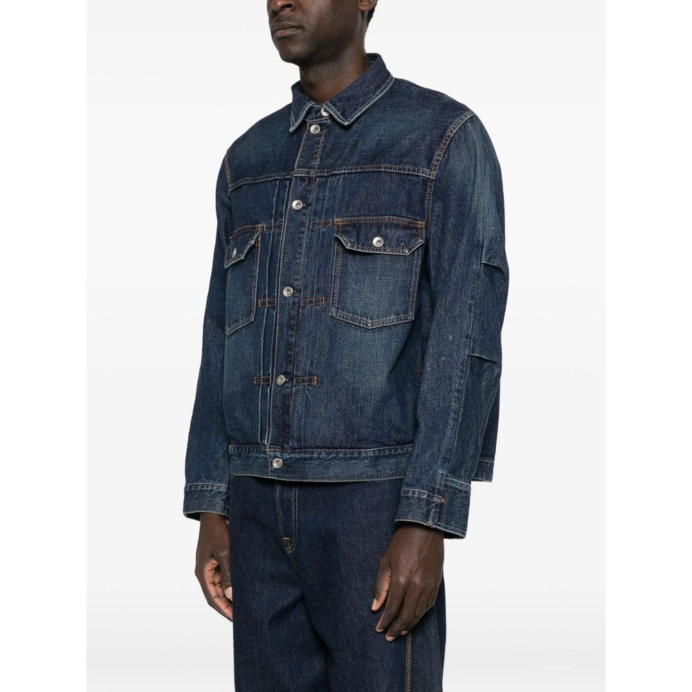 Sacai Sacai BLUE Jackets - Denim Jackets Size US M / EU 48-50 / 2 - 3 Thumbnail