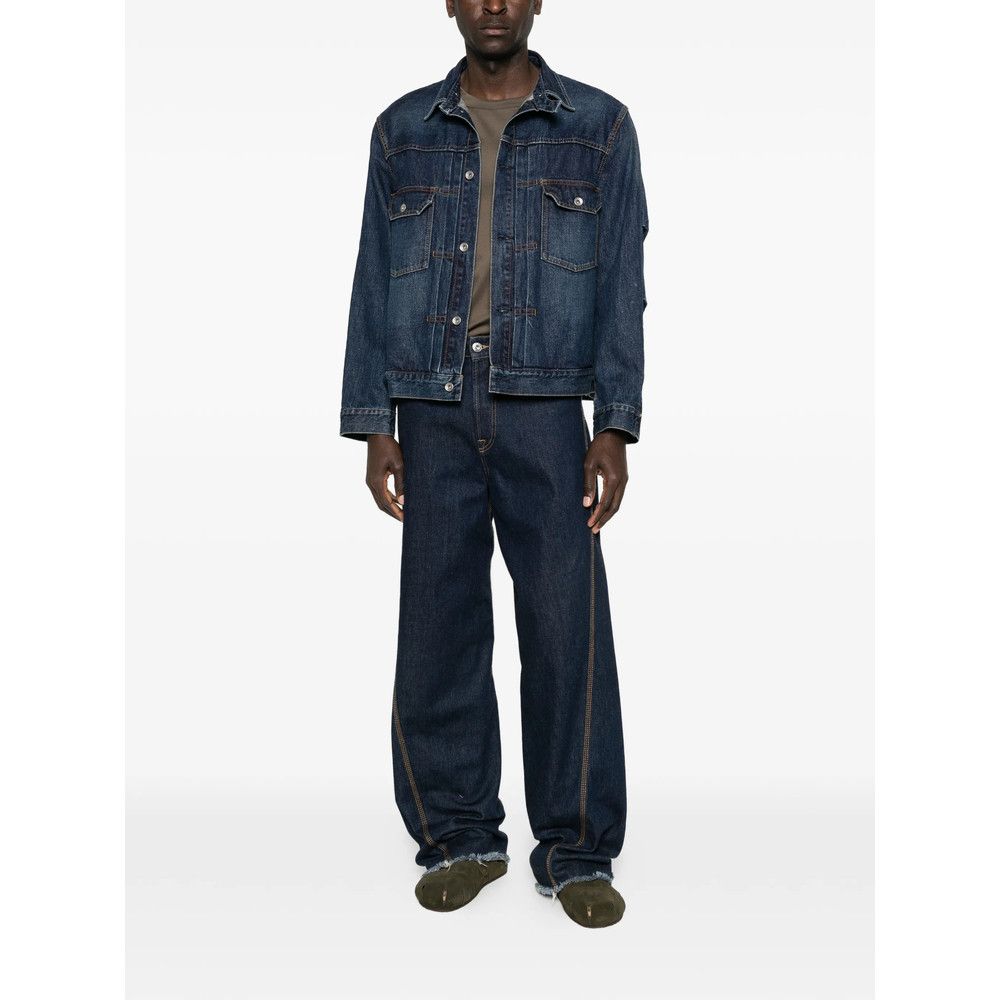 Sacai Sacai BLUE Jackets - Denim Jackets Size US M / EU 48-50 / 2 - 5 Thumbnail