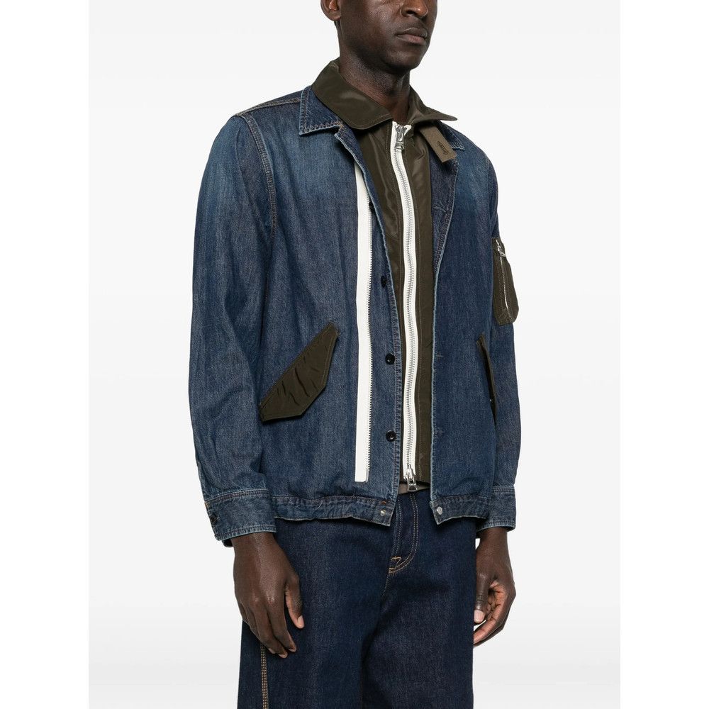 Sacai Sacai BLUE Jackets - Denim Jackets Size US S / EU 44-46 / 1 - 4 Thumbnail