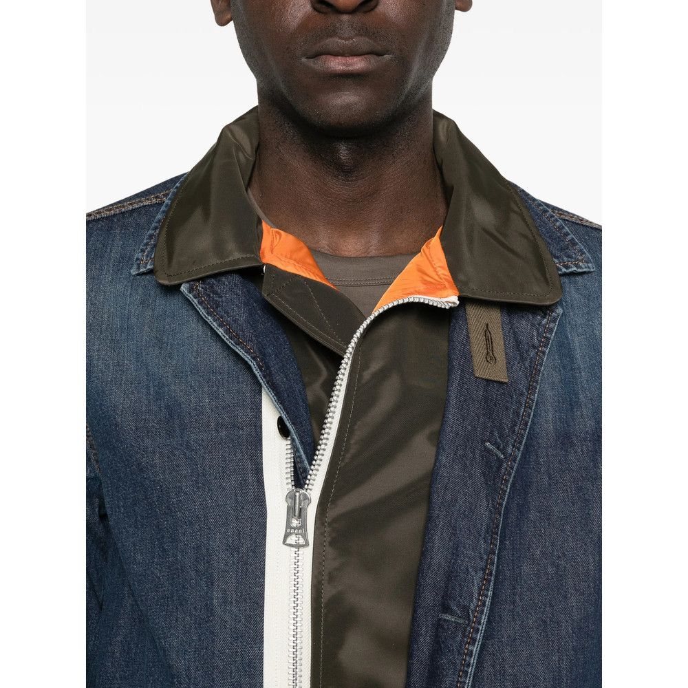 Sacai Sacai BLUE Jackets - Denim Jackets Size US M / EU 48-50 / 2 - 3 Thumbnail
