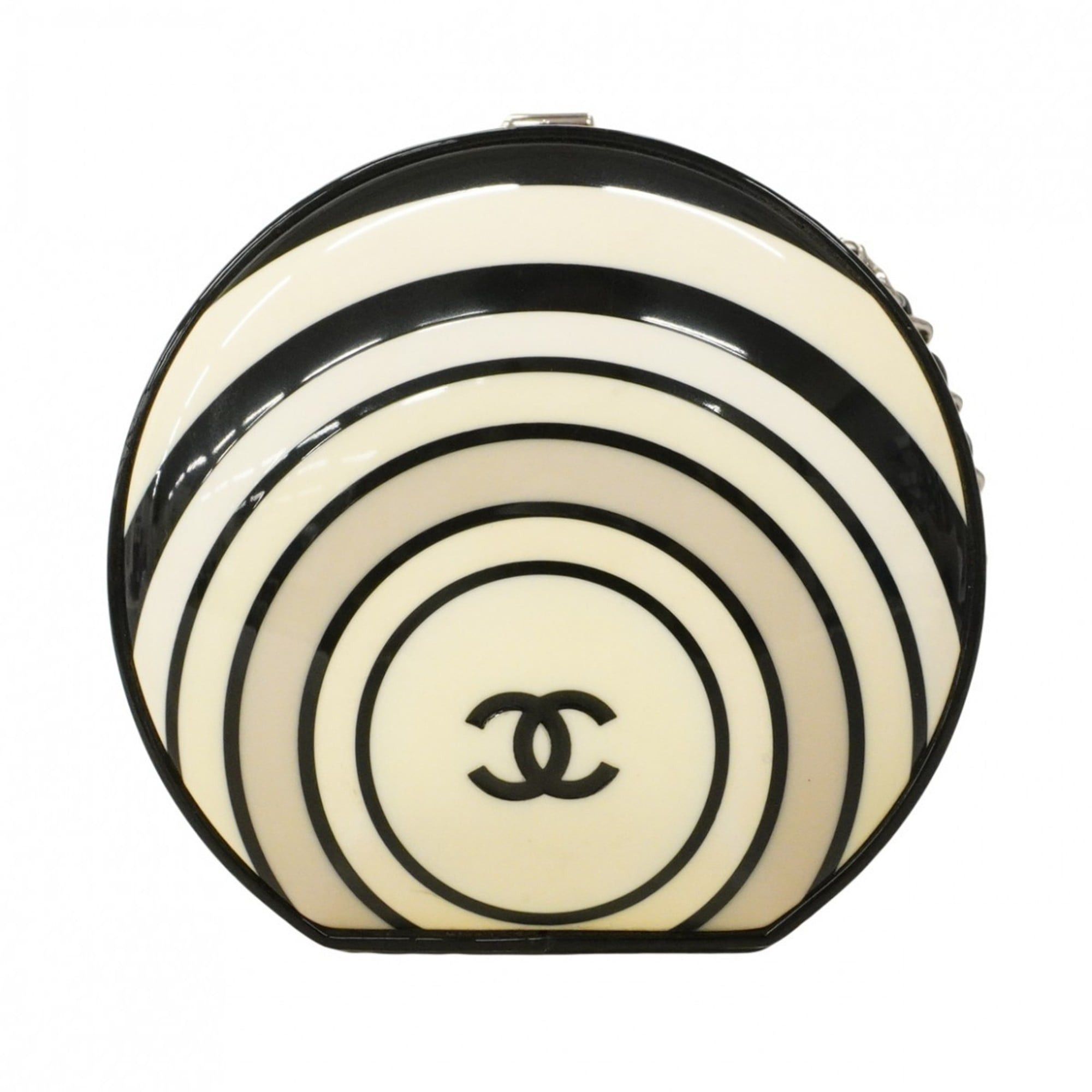 Chanel Chanel Shoulder Bag Chain Ivory Black Women's Size ONE SIZE - 13 Thumbnail