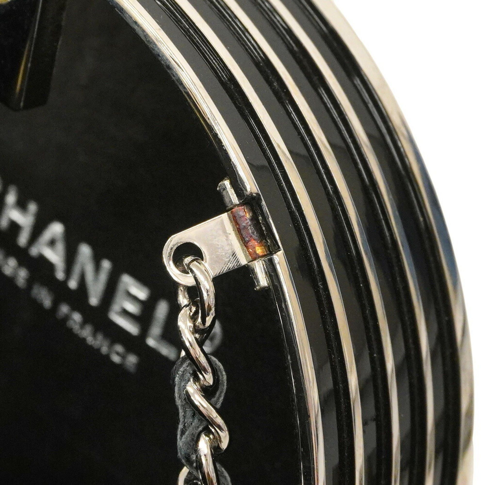Chanel Chanel Shoulder Bag Chain Ivory Black Women's Size ONE SIZE - 8 Thumbnail