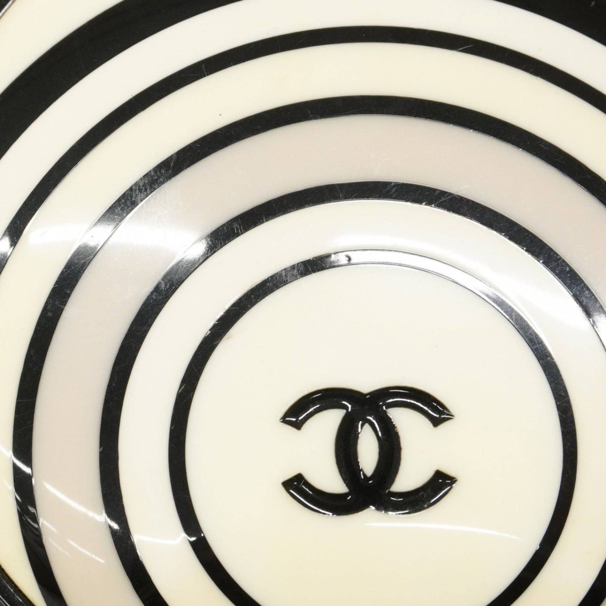 Chanel Chanel Shoulder Bag Chain Ivory Black Women's Size ONE SIZE - 9 Thumbnail
