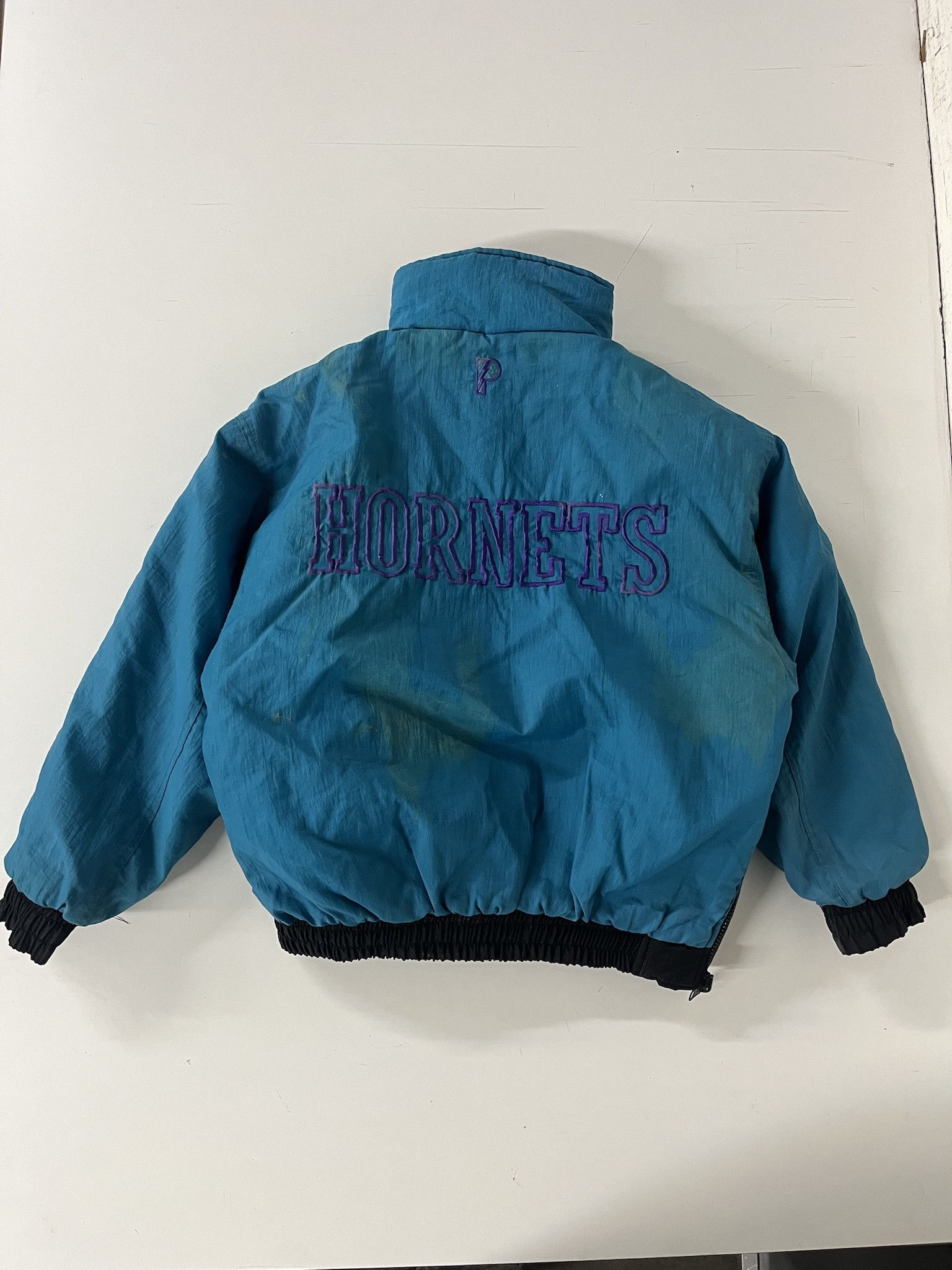NBA × Vintage Vintage 1990s Charlette Hornets Pro Player Reversible Anorak Jacket Size S Size US S / EU 44-46 / 1 - 4 Thumbnail