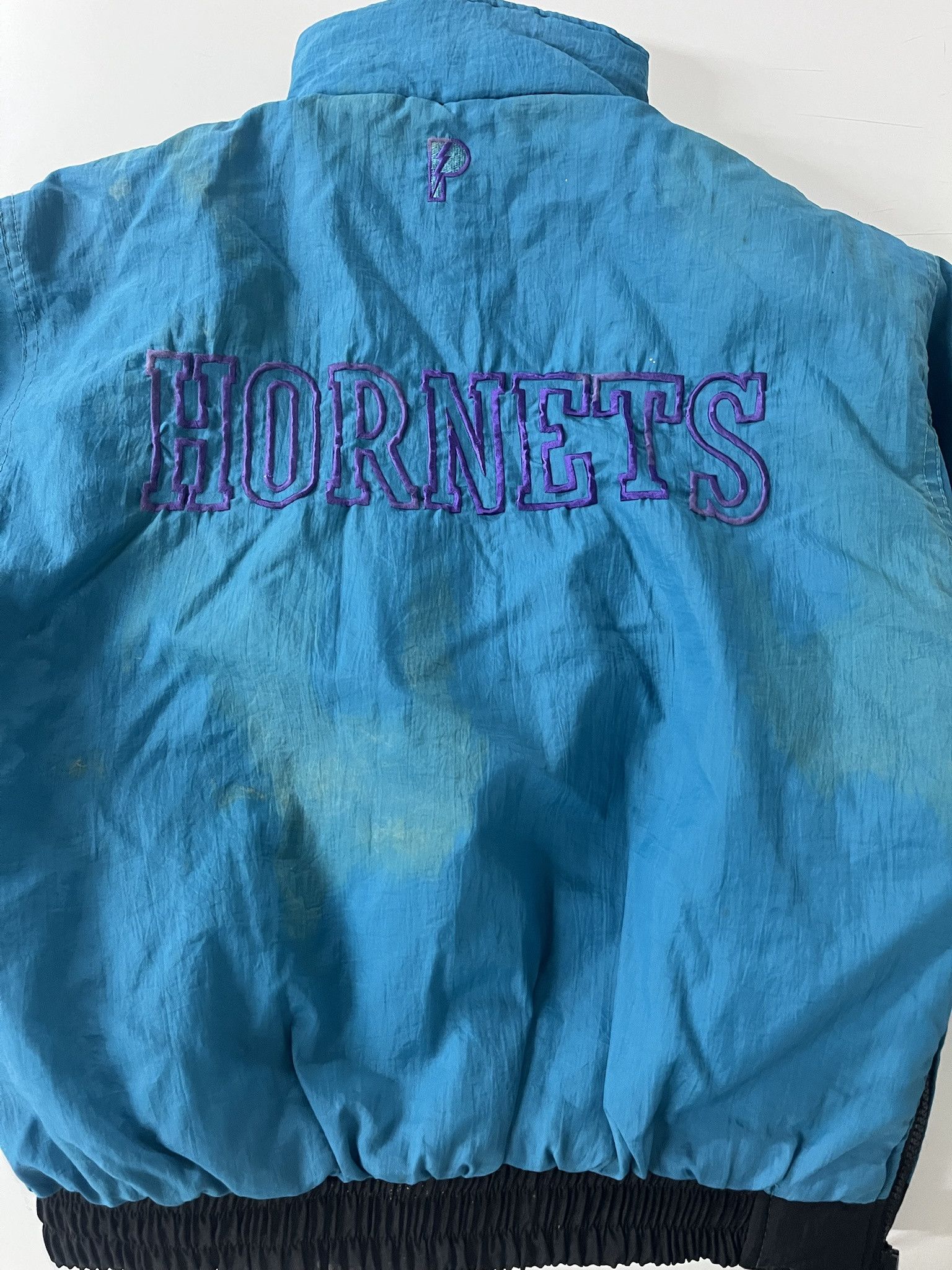 NBA × Vintage Vintage 1990s Charlette Hornets Pro Player Reversible Anorak Jacket Size S Size US S / EU 44-46 / 1 - 5 Thumbnail