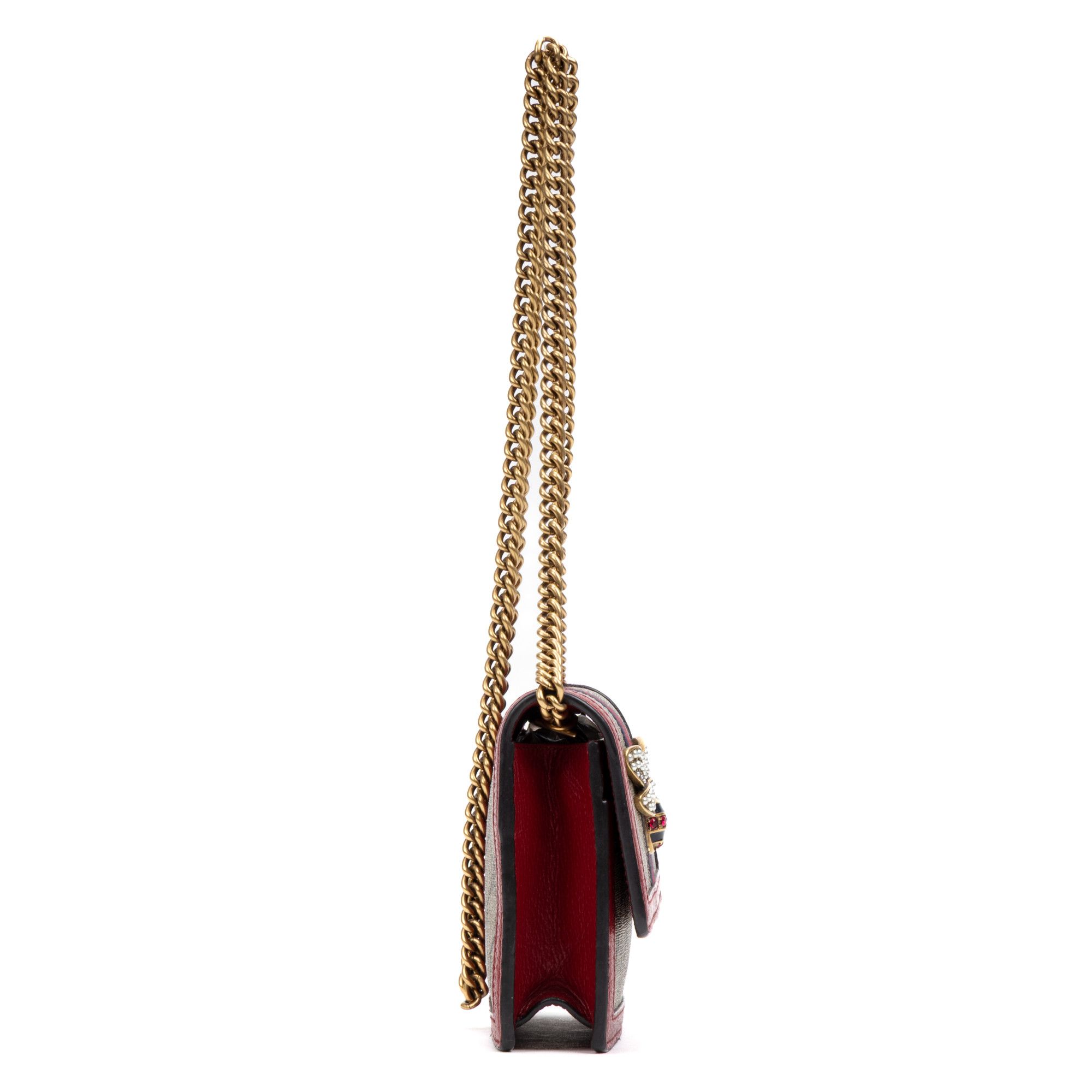 Gucci Queen Margaret Chain Wallet Size ONE SIZE - 3 Thumbnail