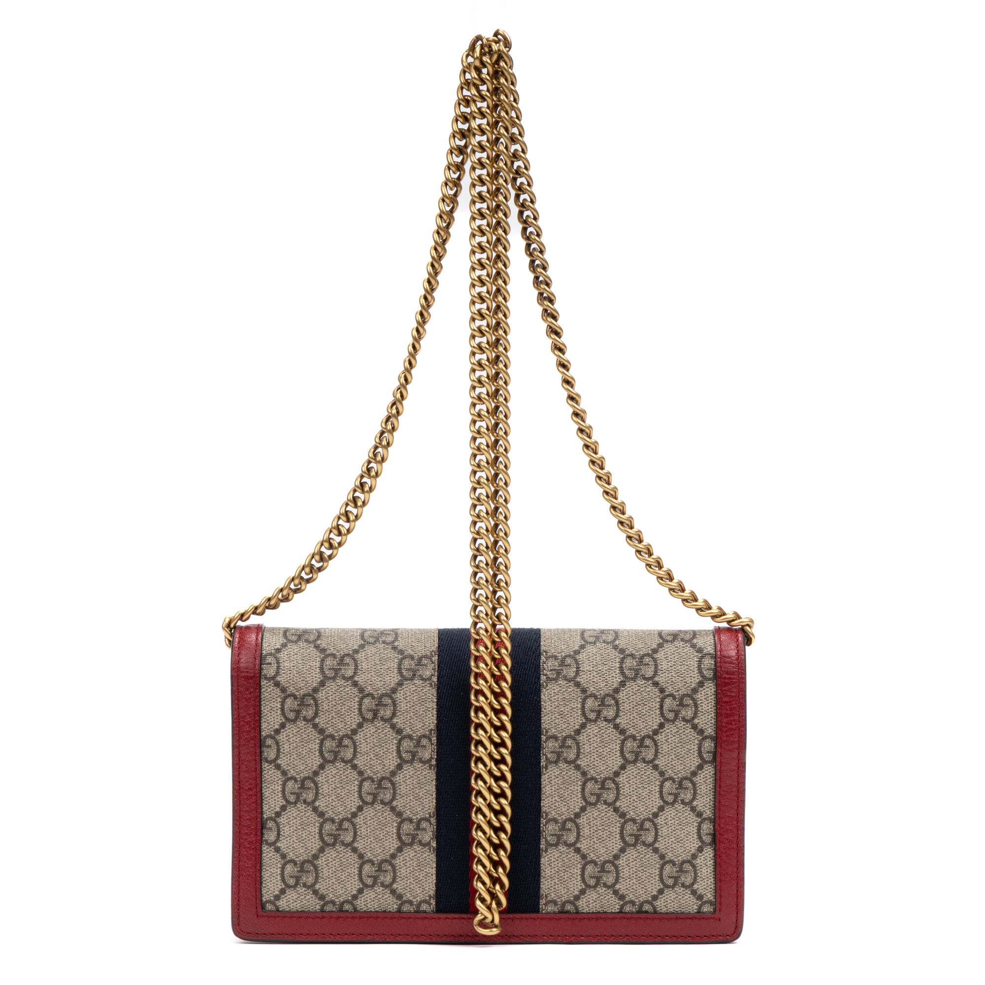 Gucci Queen Margaret Chain Wallet Size ONE SIZE - 5 Thumbnail
