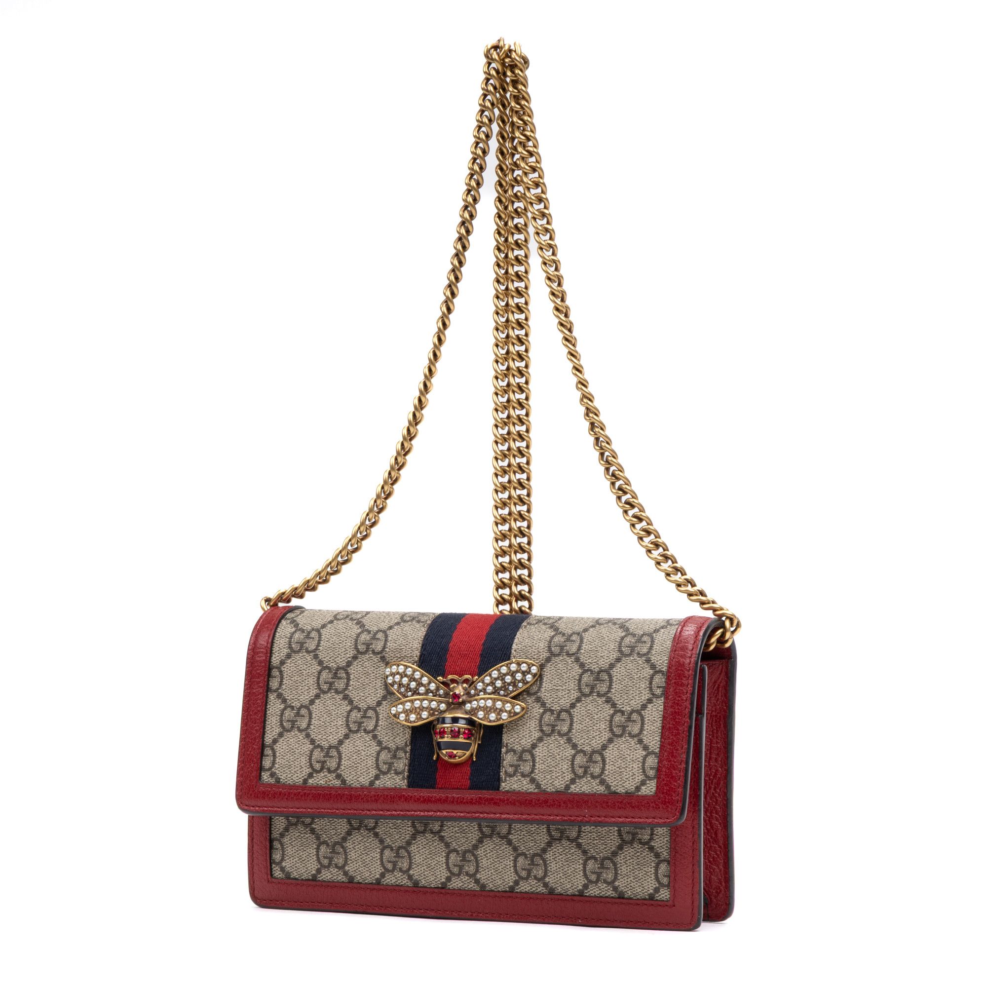 Gucci Queen Margaret Chain Wallet Size ONE SIZE - 2 Thumbnail