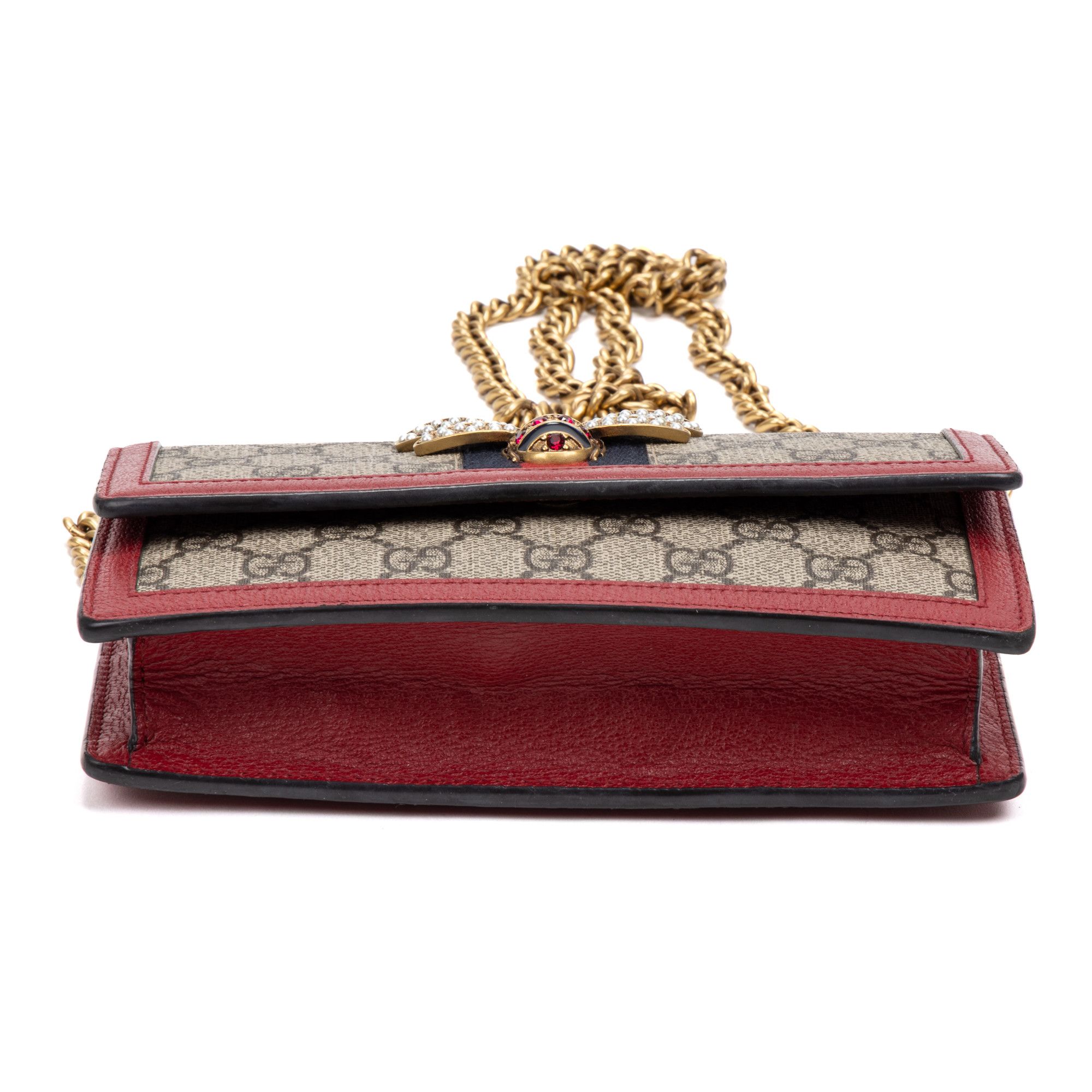 Gucci Queen Margaret Chain Wallet Size ONE SIZE - 6 Thumbnail