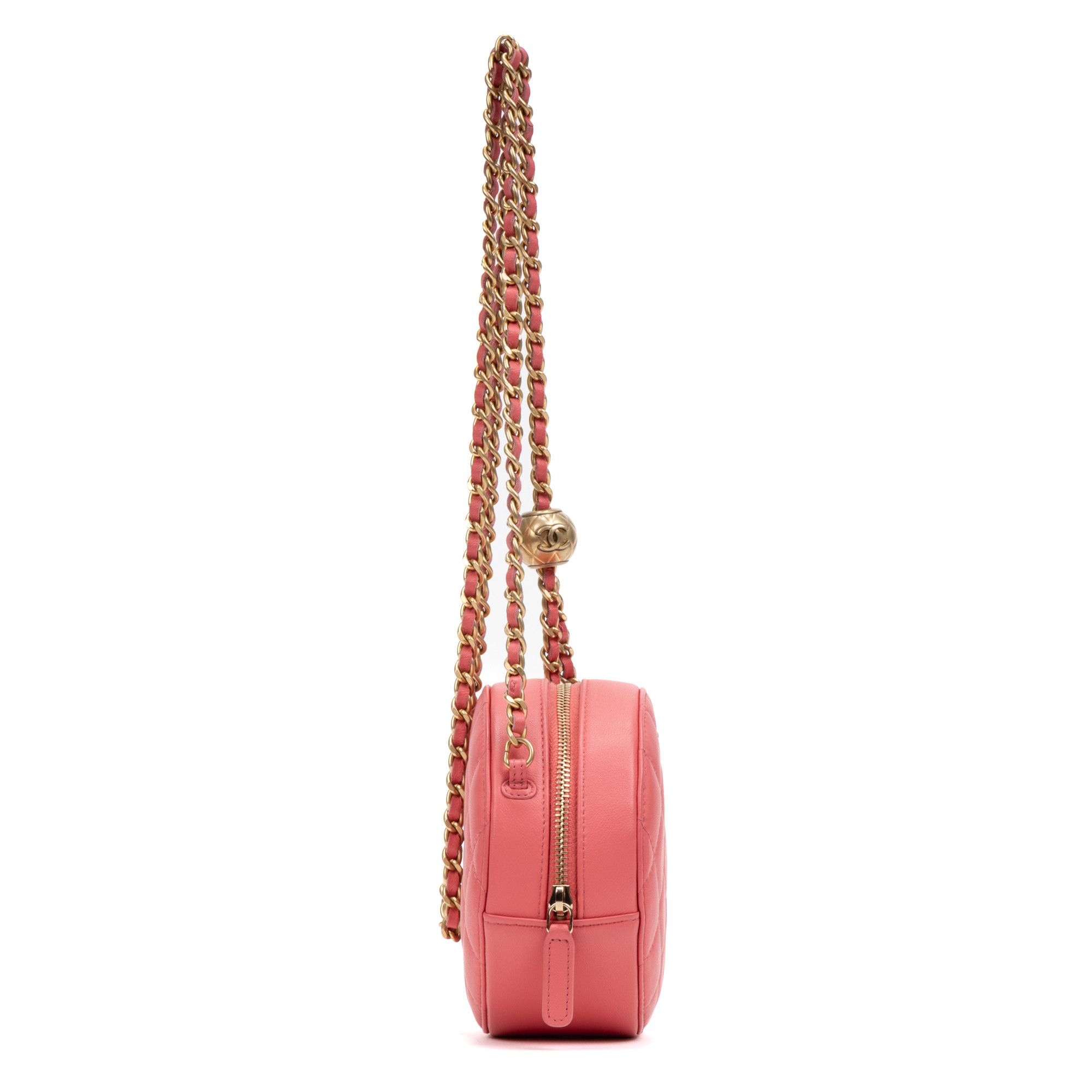 Chanel Pearl Crush Round Chain Clutch Mini Size ONE SIZE - 3 Thumbnail