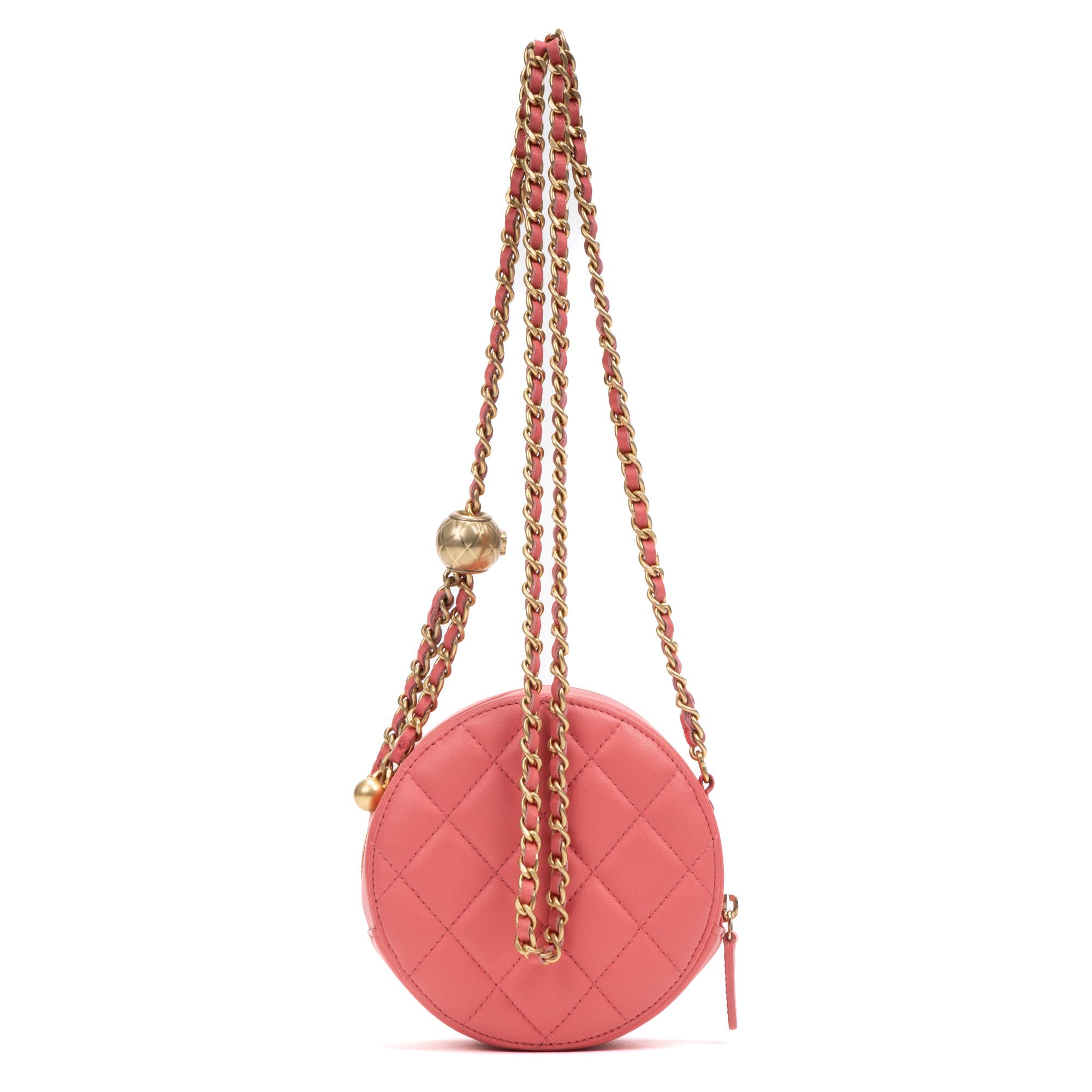 Chanel Pearl Crush Round Chain Clutch Mini Size ONE SIZE - 5 Thumbnail