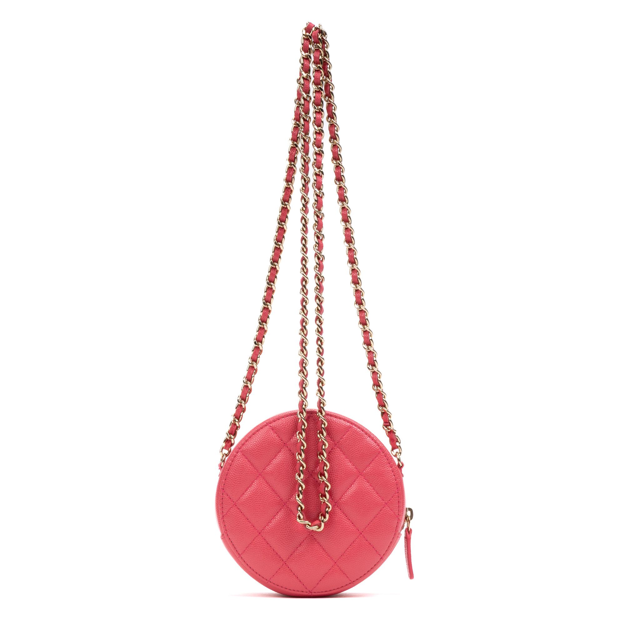 Chanel French New Wave Round Chain Clutch Mini Size ONE SIZE - 5 Thumbnail