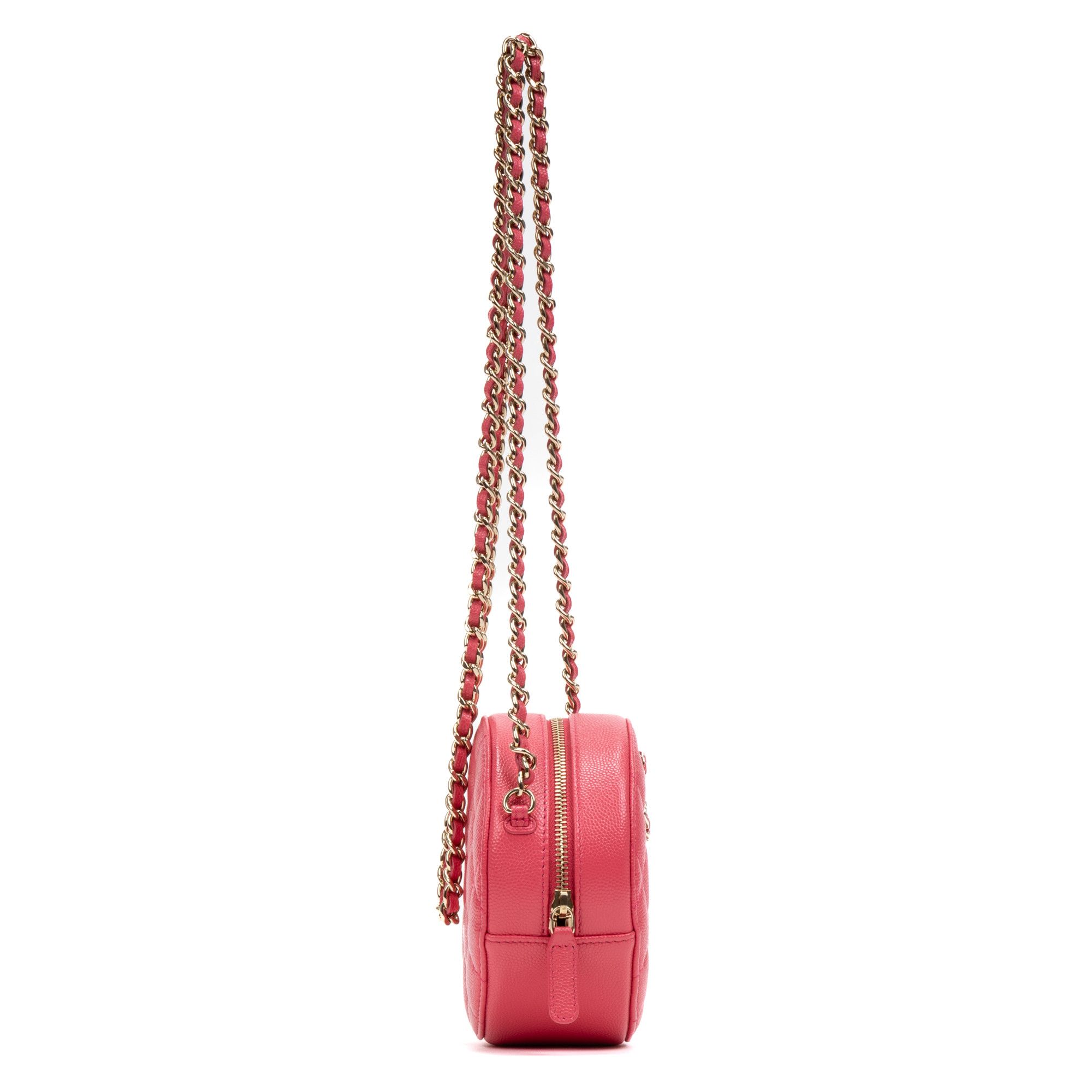 Chanel French New Wave Round Chain Clutch Mini Size ONE SIZE - 3 Thumbnail