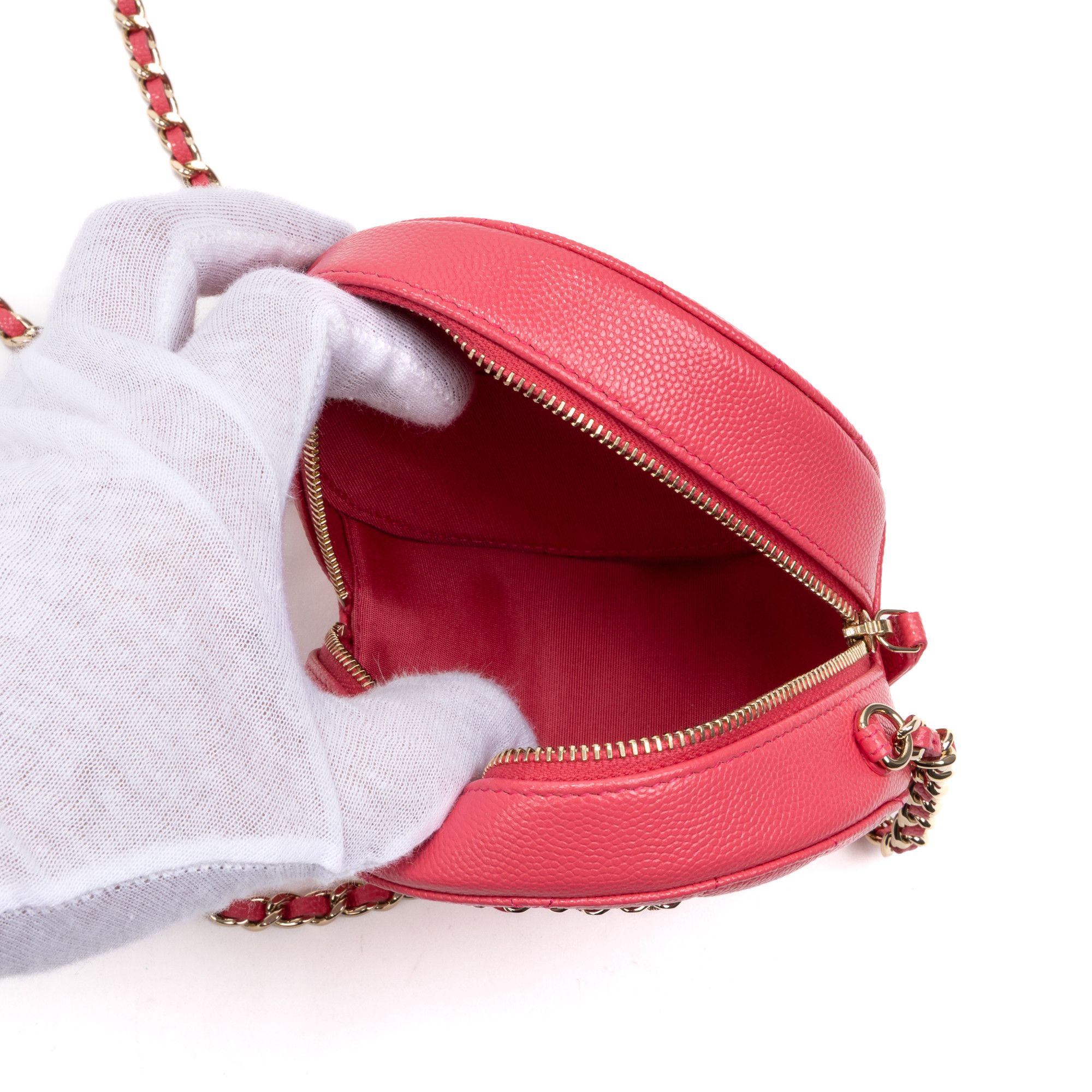 Chanel French New Wave Round Chain Clutch Mini Size ONE SIZE - 7 Thumbnail