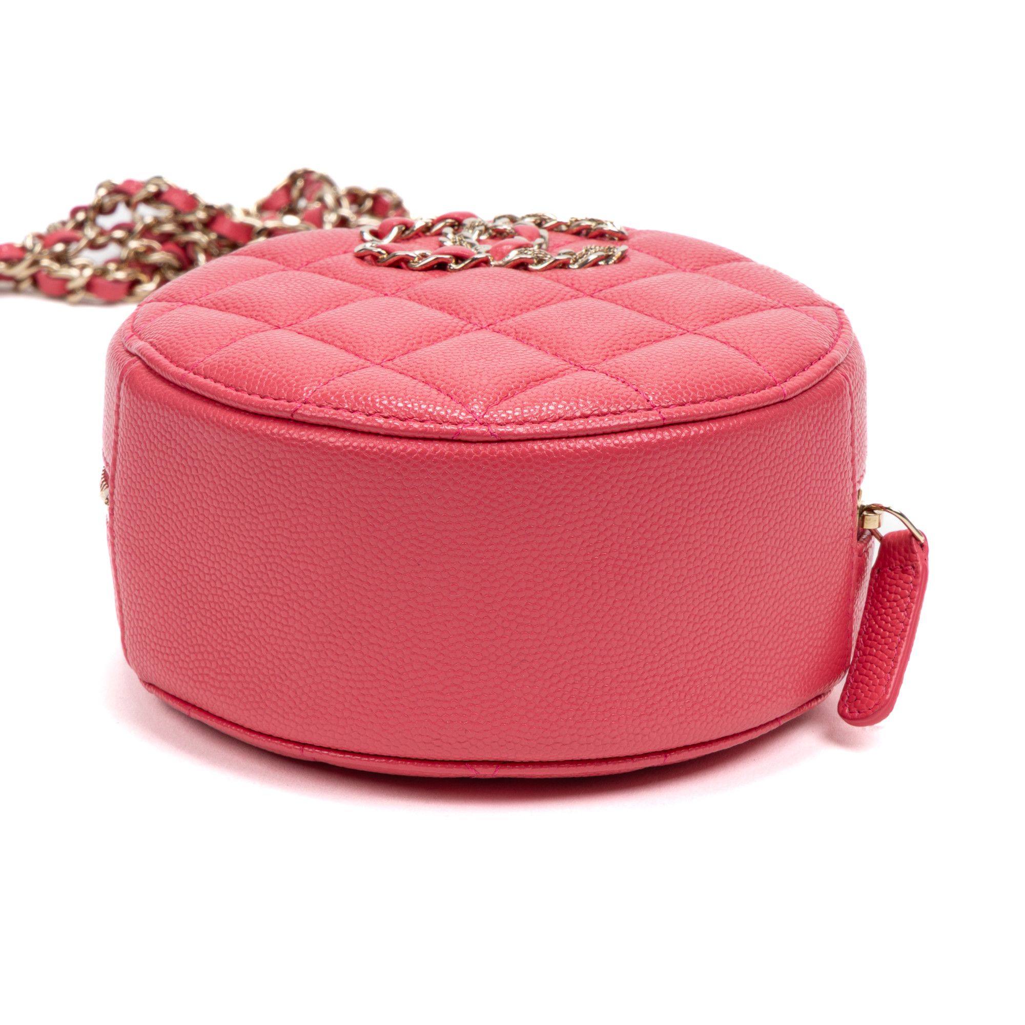 Chanel French New Wave Round Chain Clutch Mini Size ONE SIZE - 6 Thumbnail