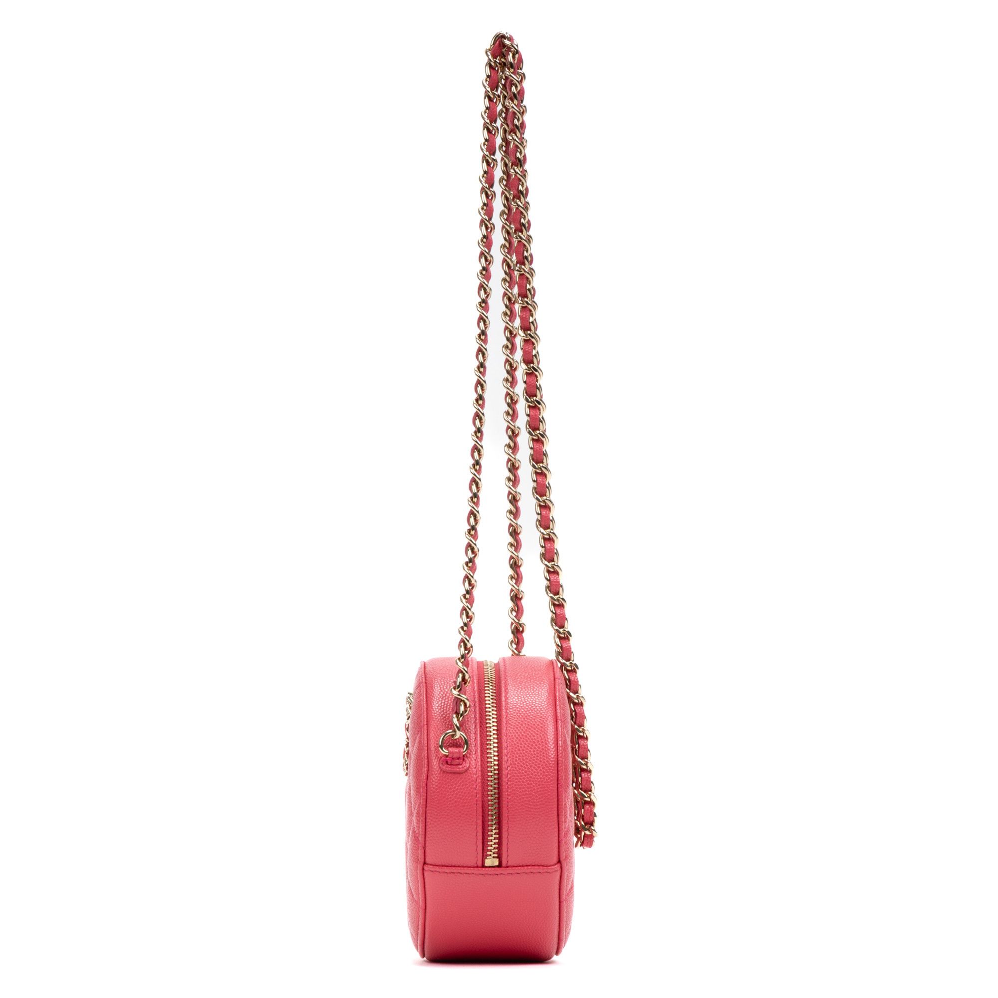 Chanel French New Wave Round Chain Clutch Mini Size ONE SIZE - 4 Thumbnail