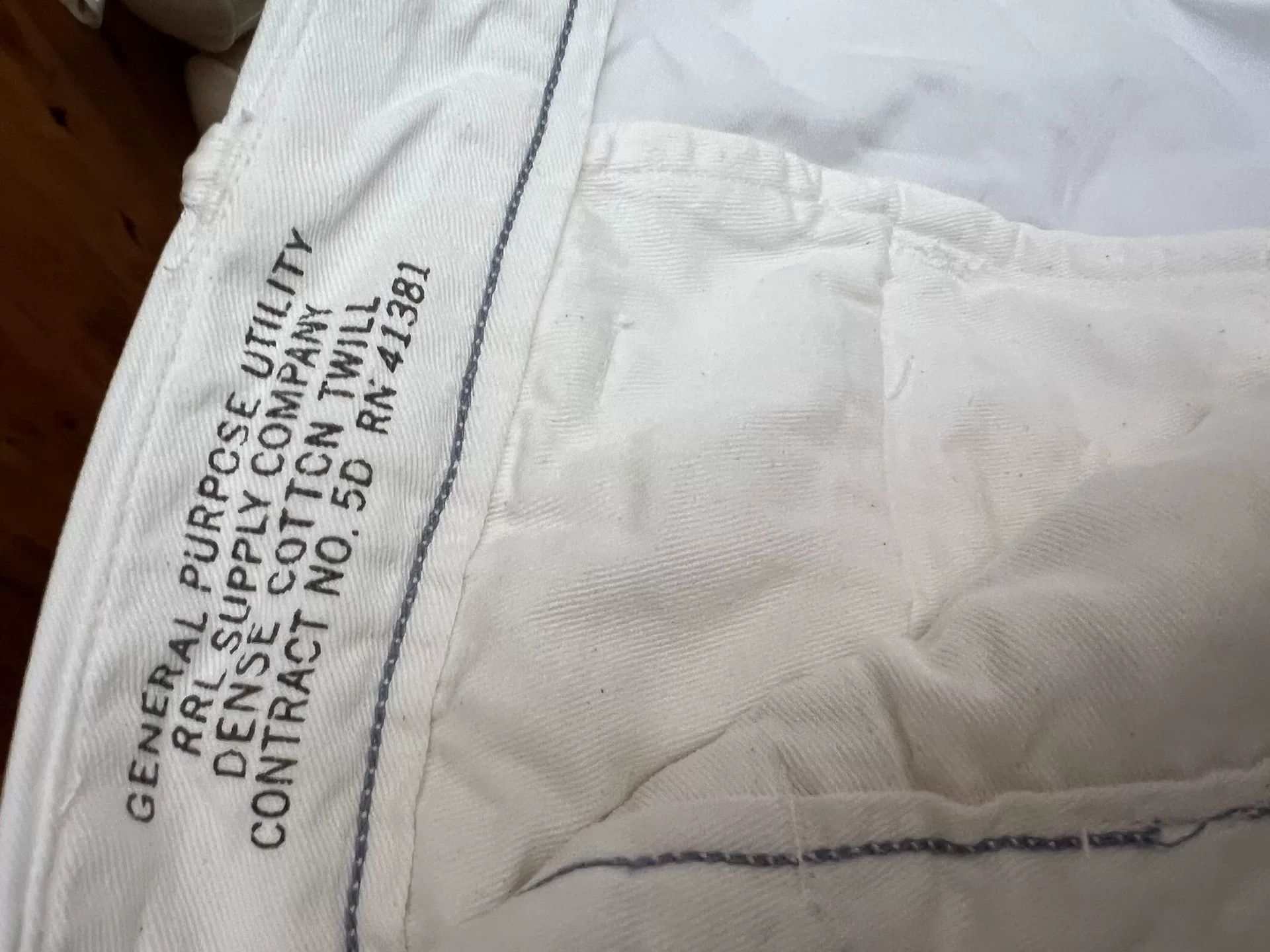 RRL Ralph Lauren RRL Double RL White Officer Pants Size US 32 / EU 48 - 9 Thumbnail