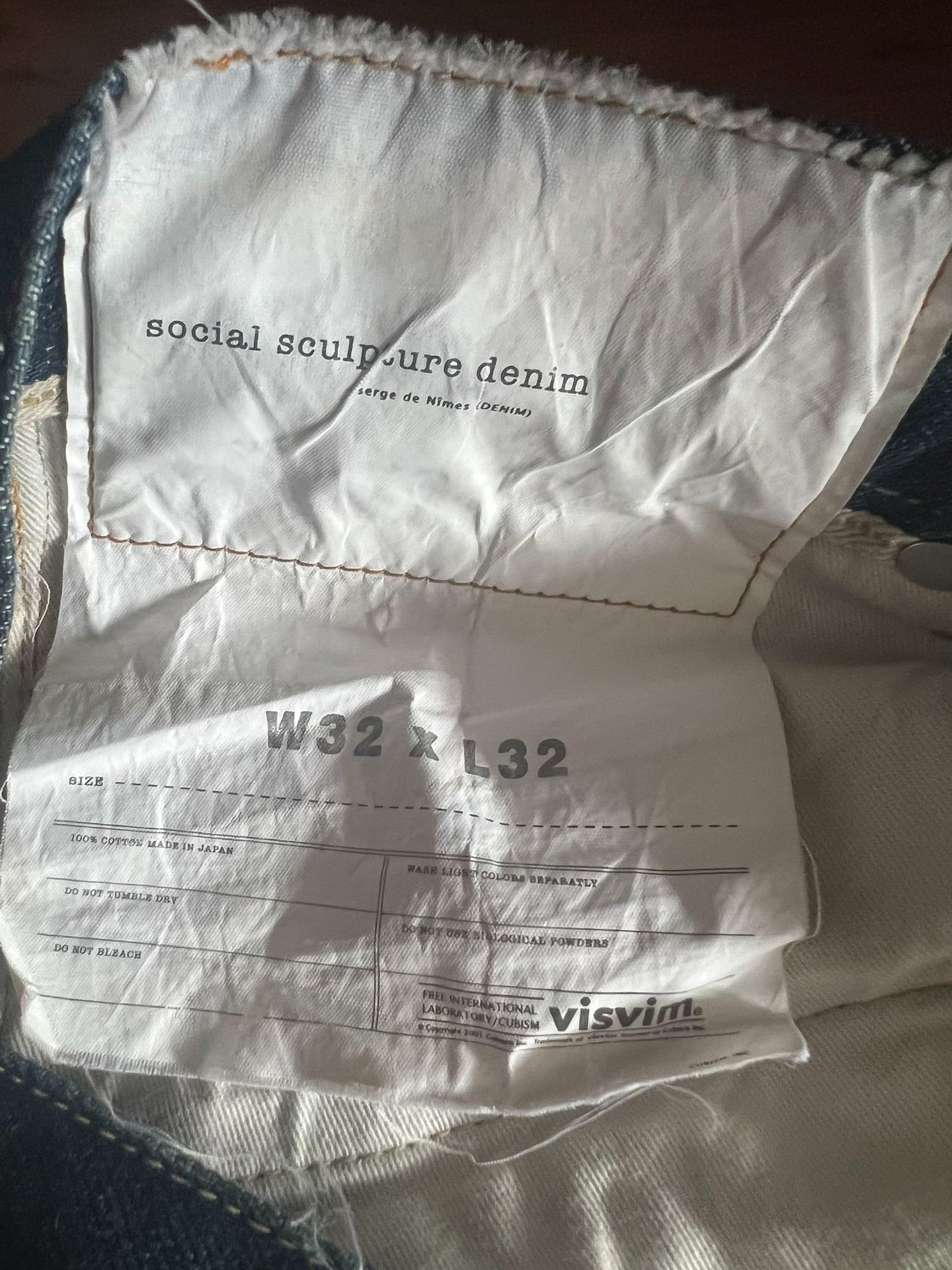 Visvim visvim 04R 2015 Raw Denim Jeans Size US 32 / EU 48 - 8 Thumbnail