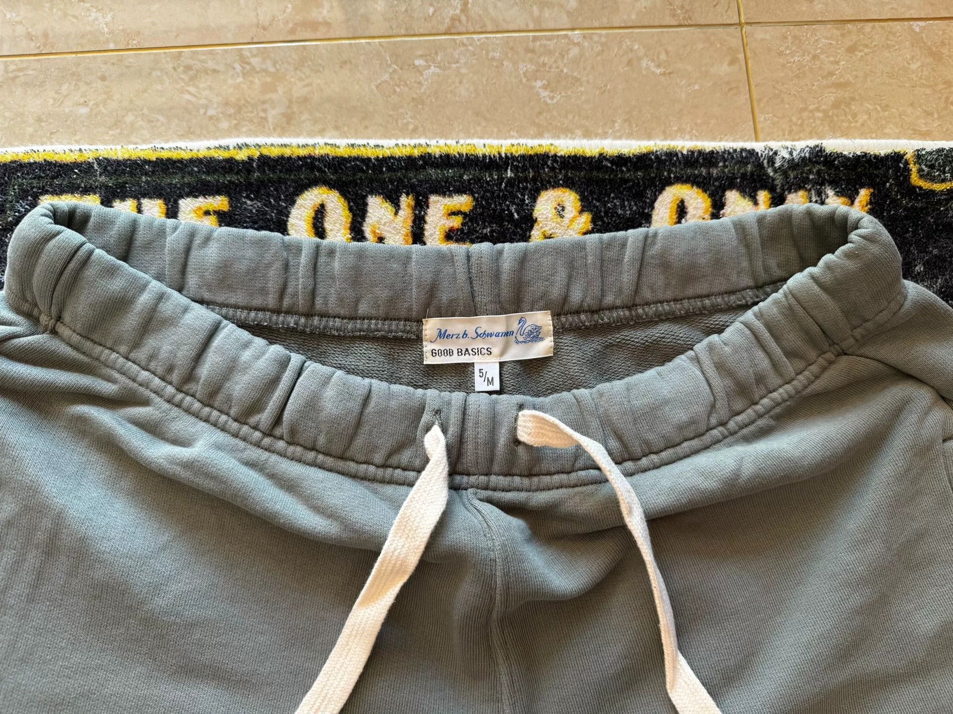 Merz B. Schwanen Merz b.Schwanen Green Sweatpants Size US 28 / EU 44 - 3 Thumbnail