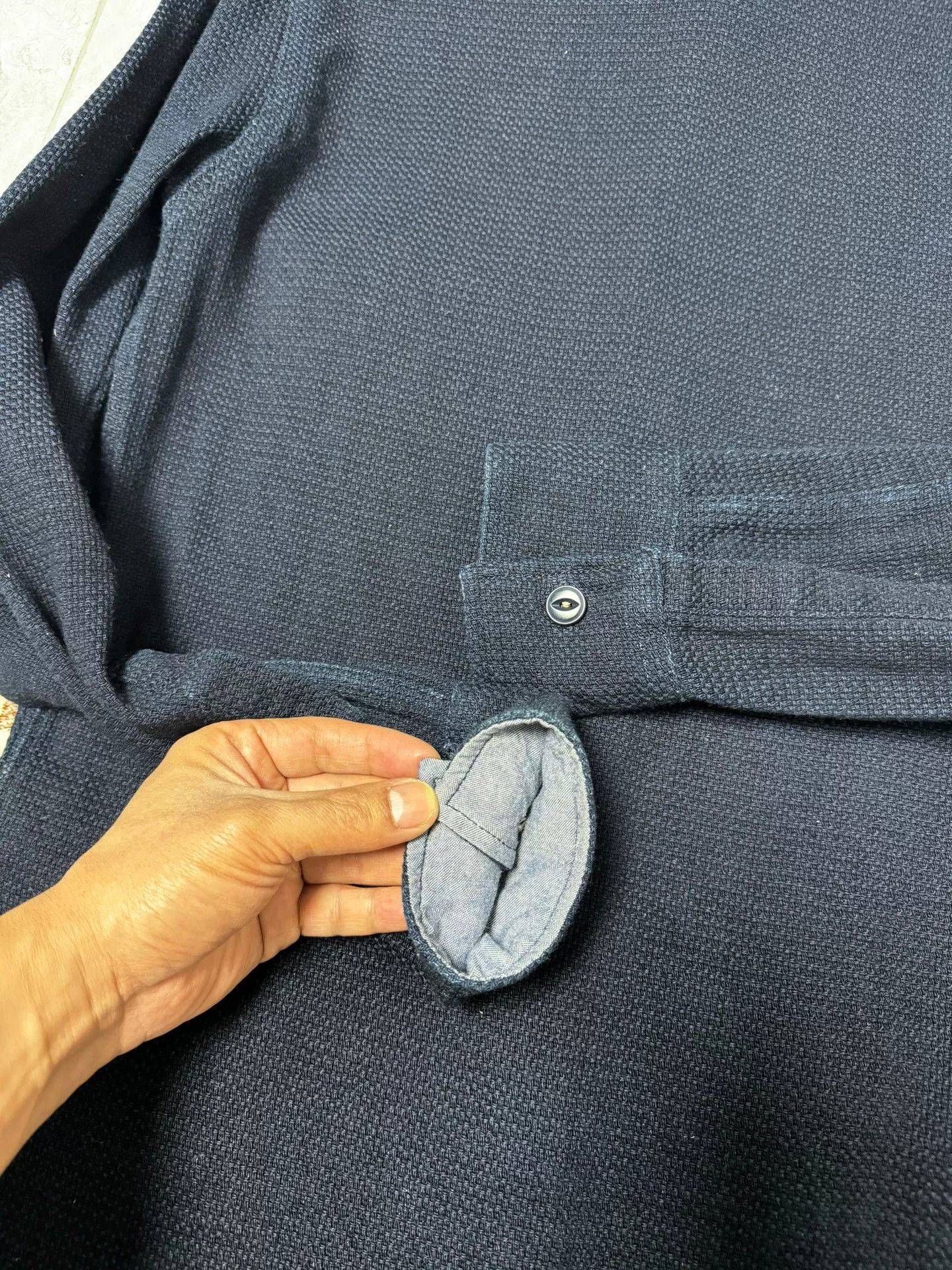 Scarti-Lab Scarti Lab Indigo Sashiko Shirt Jacket Size US S / EU 44-46 / 1 - 7 Thumbnail