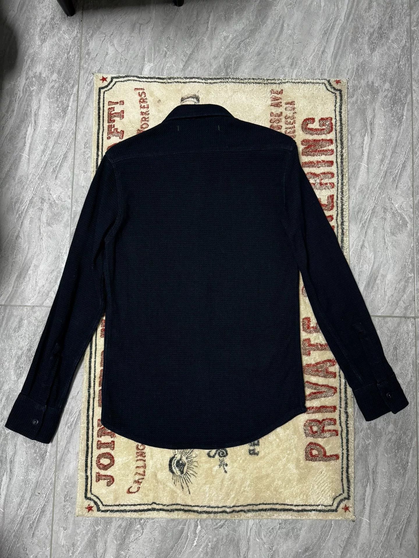 Scarti-Lab Scarti Lab Indigo Sashiko Shirt Jacket Size US S / EU 44-46 / 1 - 2 Thumbnail