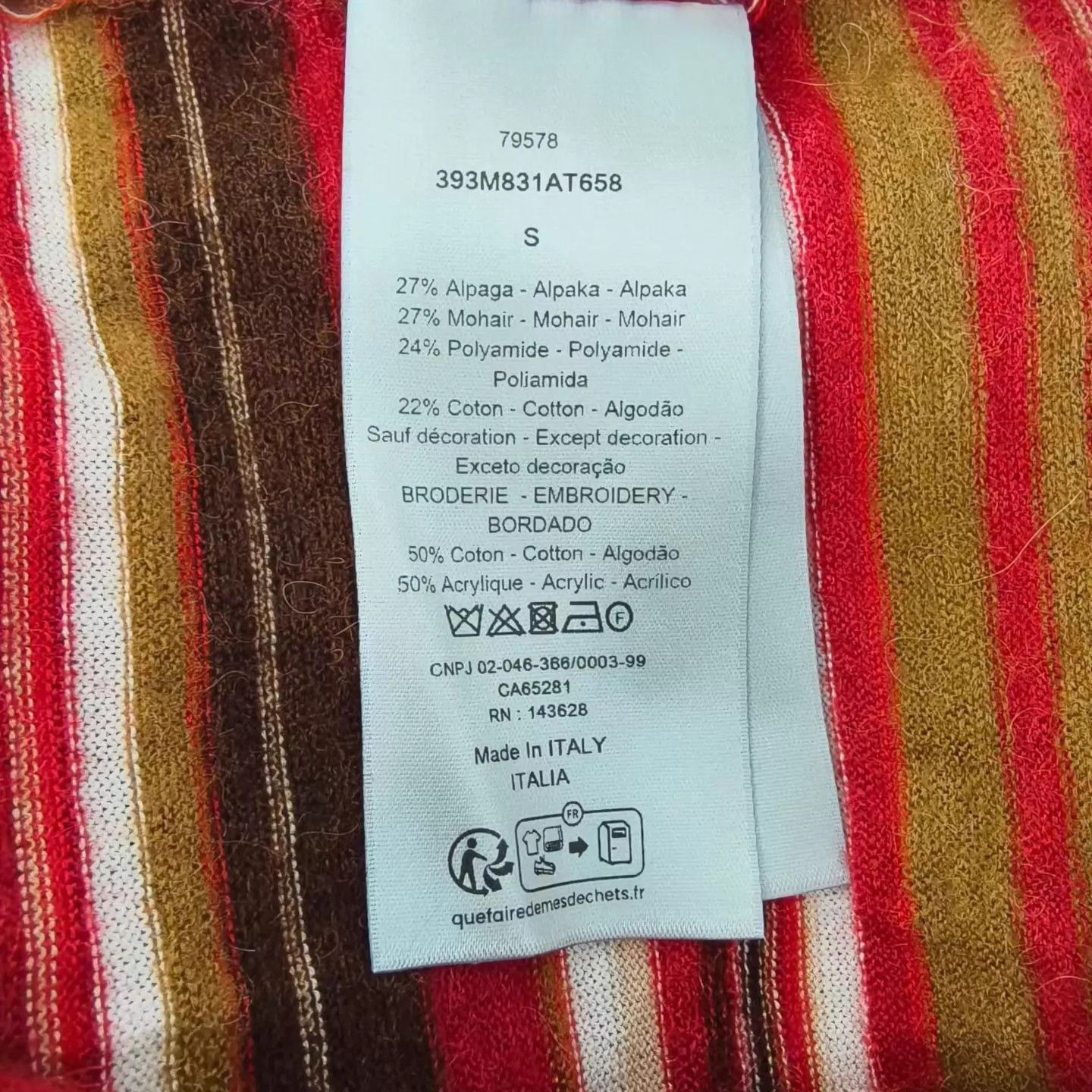 Dior Red Striped Short-Sleeve Collared Shirt - Size S Size US S / EU 44-46 / 1 - 4 Thumbnail