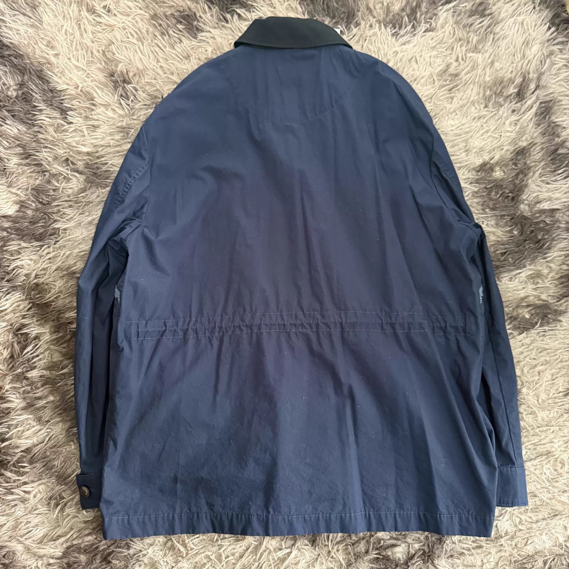 Acne Studios Blue Multi-Pocket Light Jacket Size US M / EU 48-50 / 2 - 2 Thumbnail