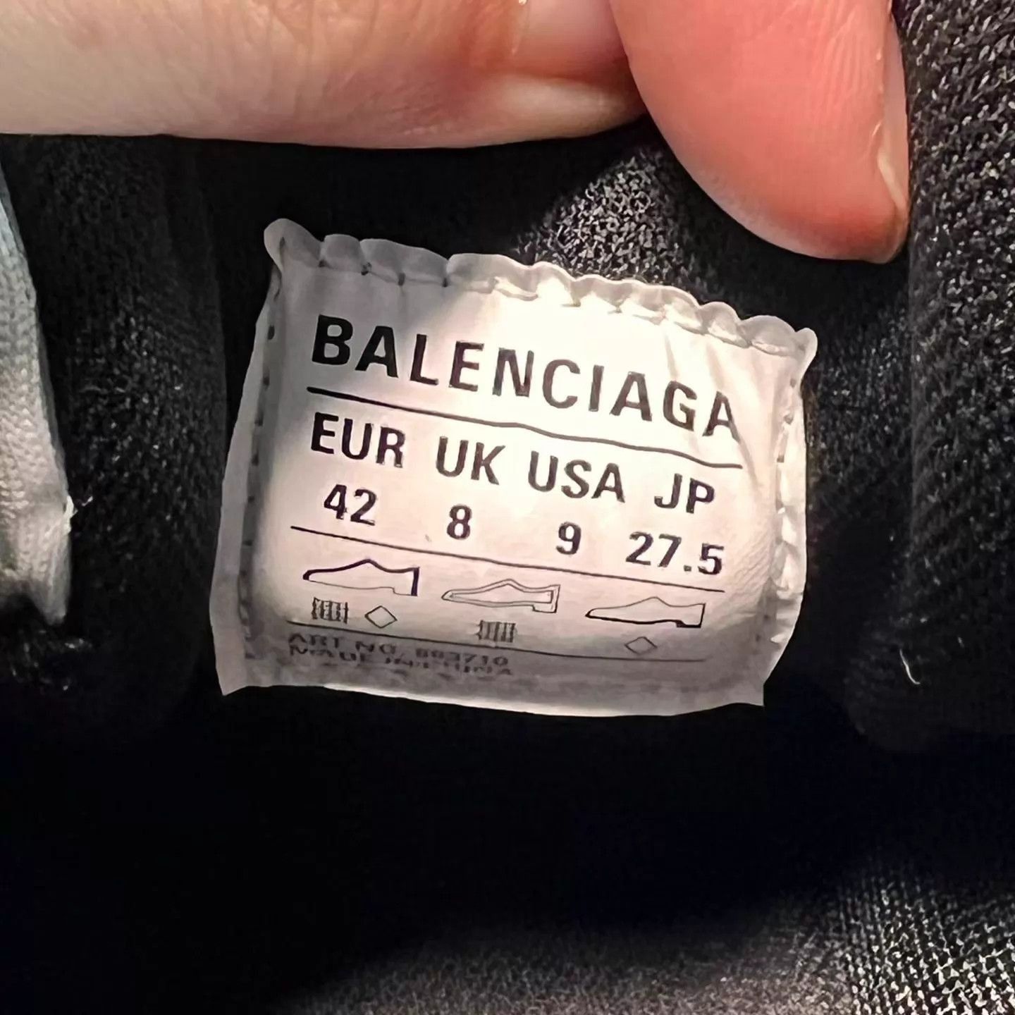 Balenciaga Blue Low-Top Lace-Up Thick Sole Sneakers Size 9 Size US 9 / EU 42 - 8 Thumbnail