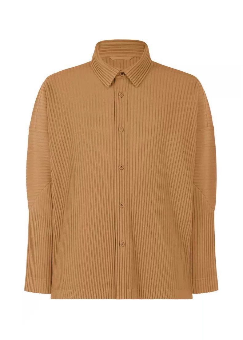 Issey Miyake Brown Long-Sleeve Button-Up Shirt - Size M Size US M / EU 48-50 / 2 - 2 Thumbnail