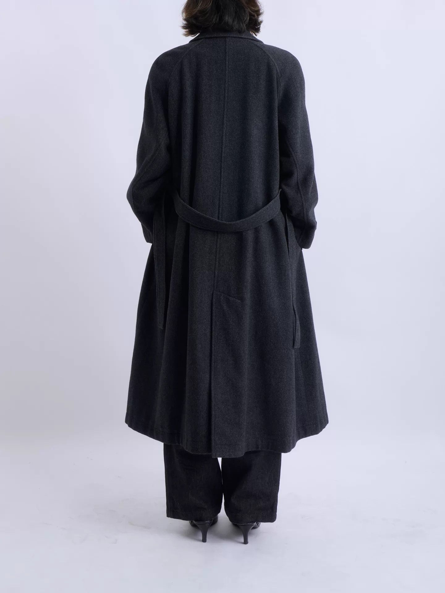 Kenzo Black Long Double-Breasted Coat Size S Size US S / EU 44-46 / 1 - 5 Thumbnail