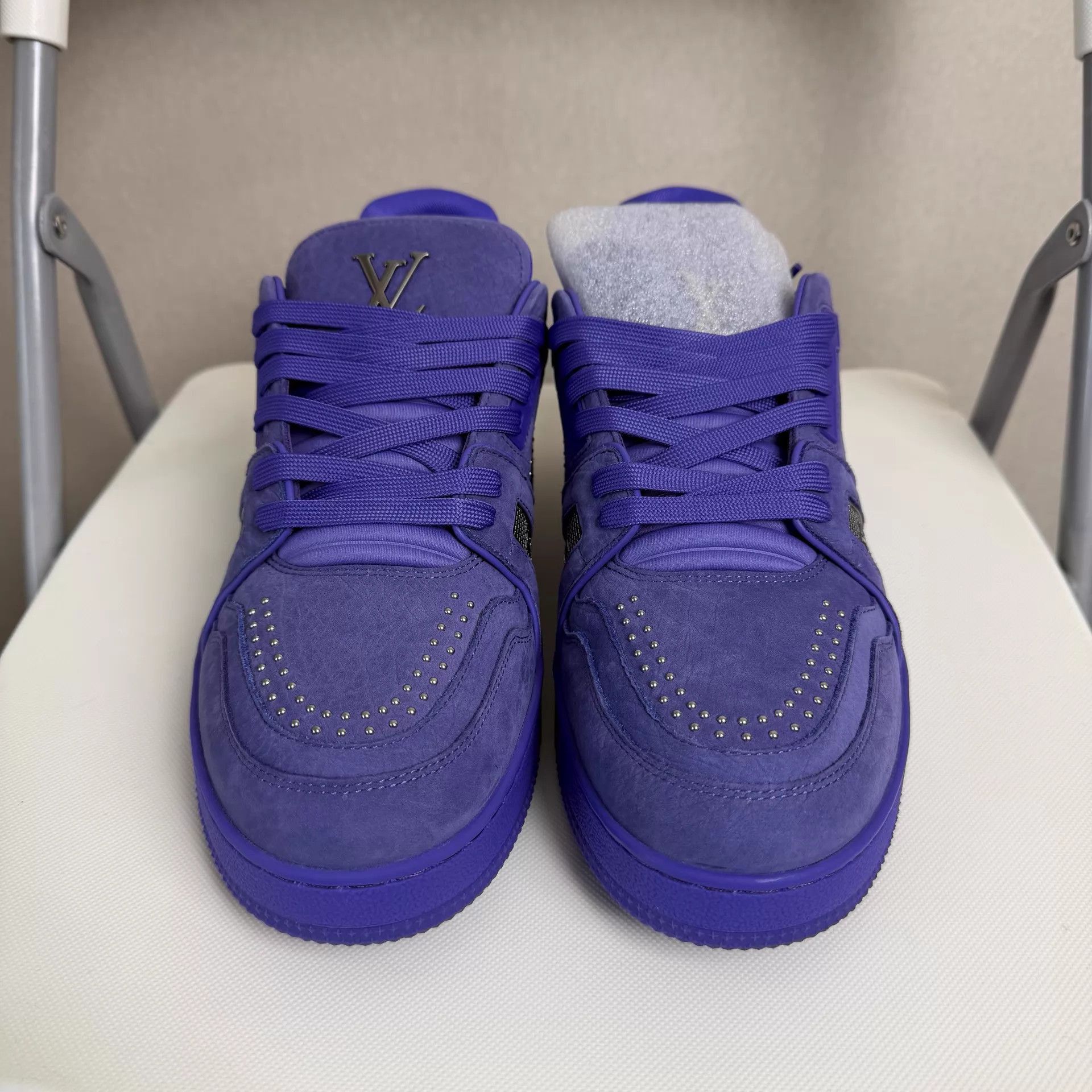 Louis Vuitton Purple Low-Top Sneakers Size 9 Size US 9 / EU 42 - 2 Thumbnail