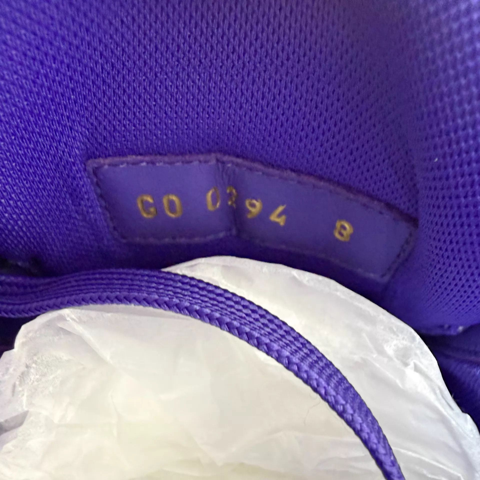 Louis Vuitton Purple Low-Top Sneakers Size 9 Size US 9 / EU 42 - 8 Thumbnail