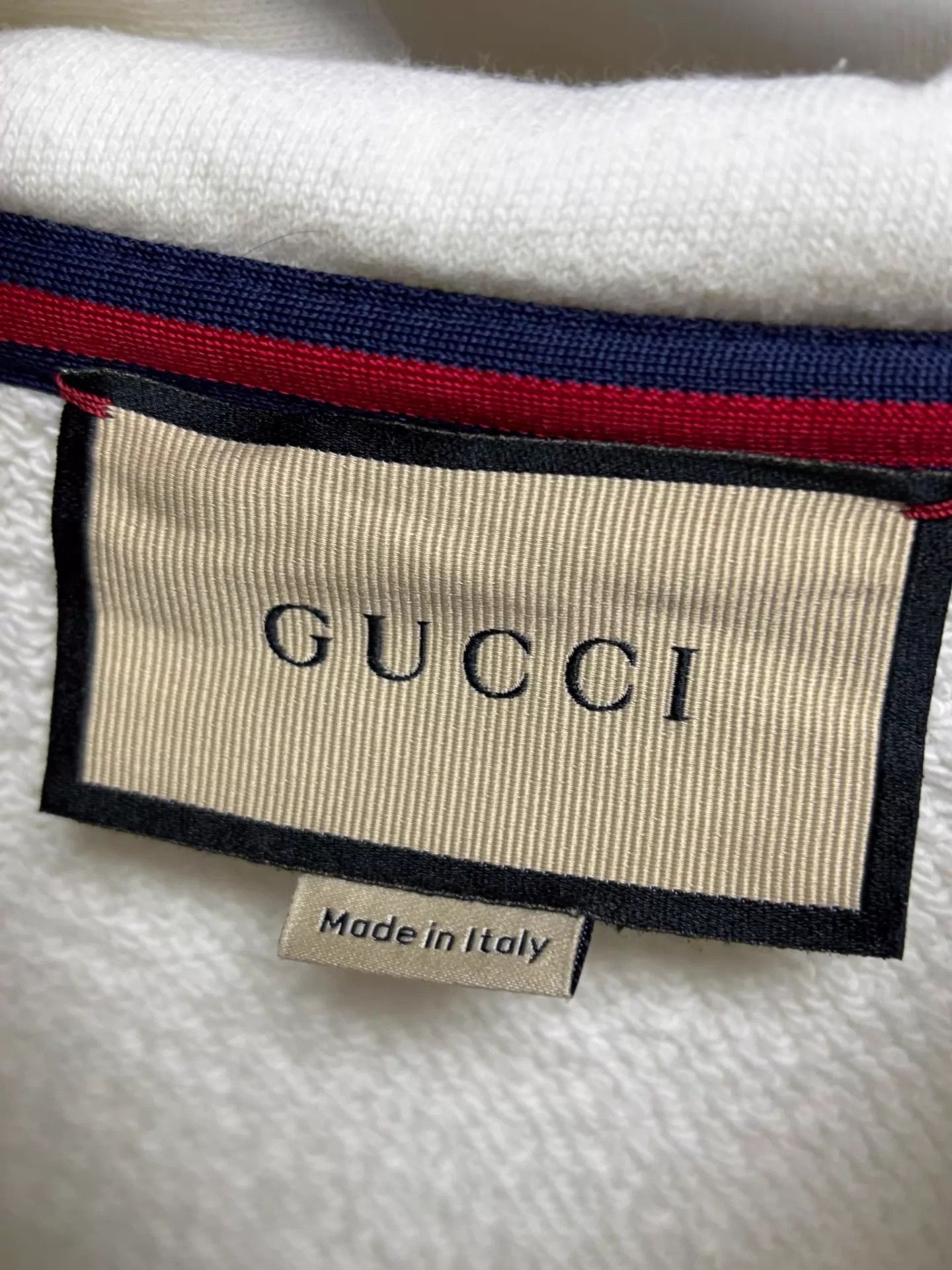 Gucci White Hoodie with Front Logo - Size S Size US S / EU 44-46 / 1 - 3 Thumbnail