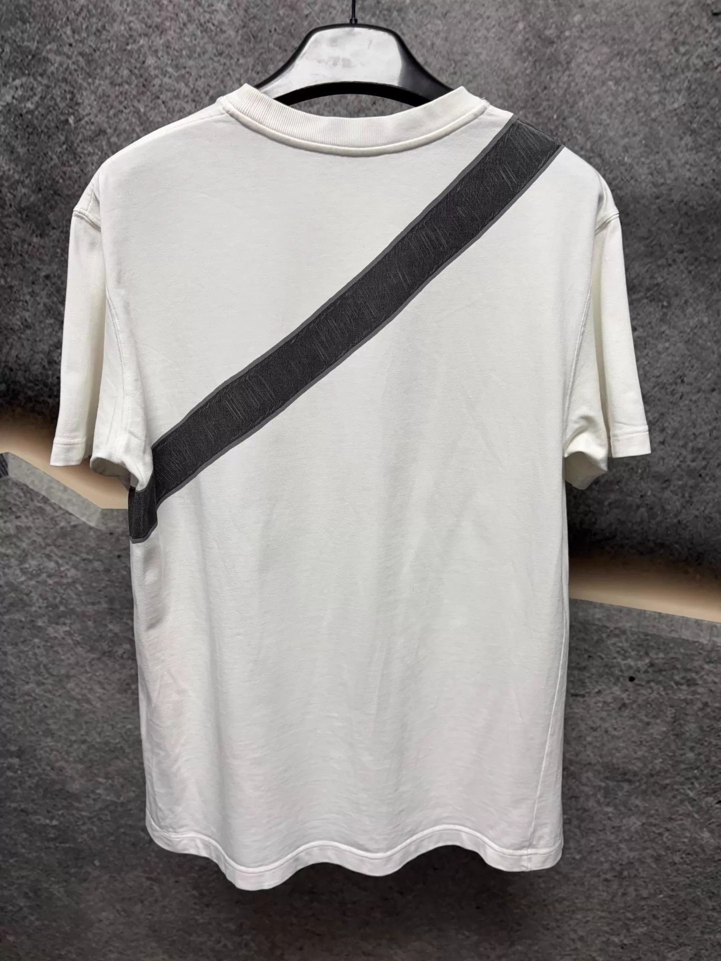 Dior White Graphic Short-Sleeve T-Shirt Size US M / EU 48-50 / 2 - 2 Thumbnail