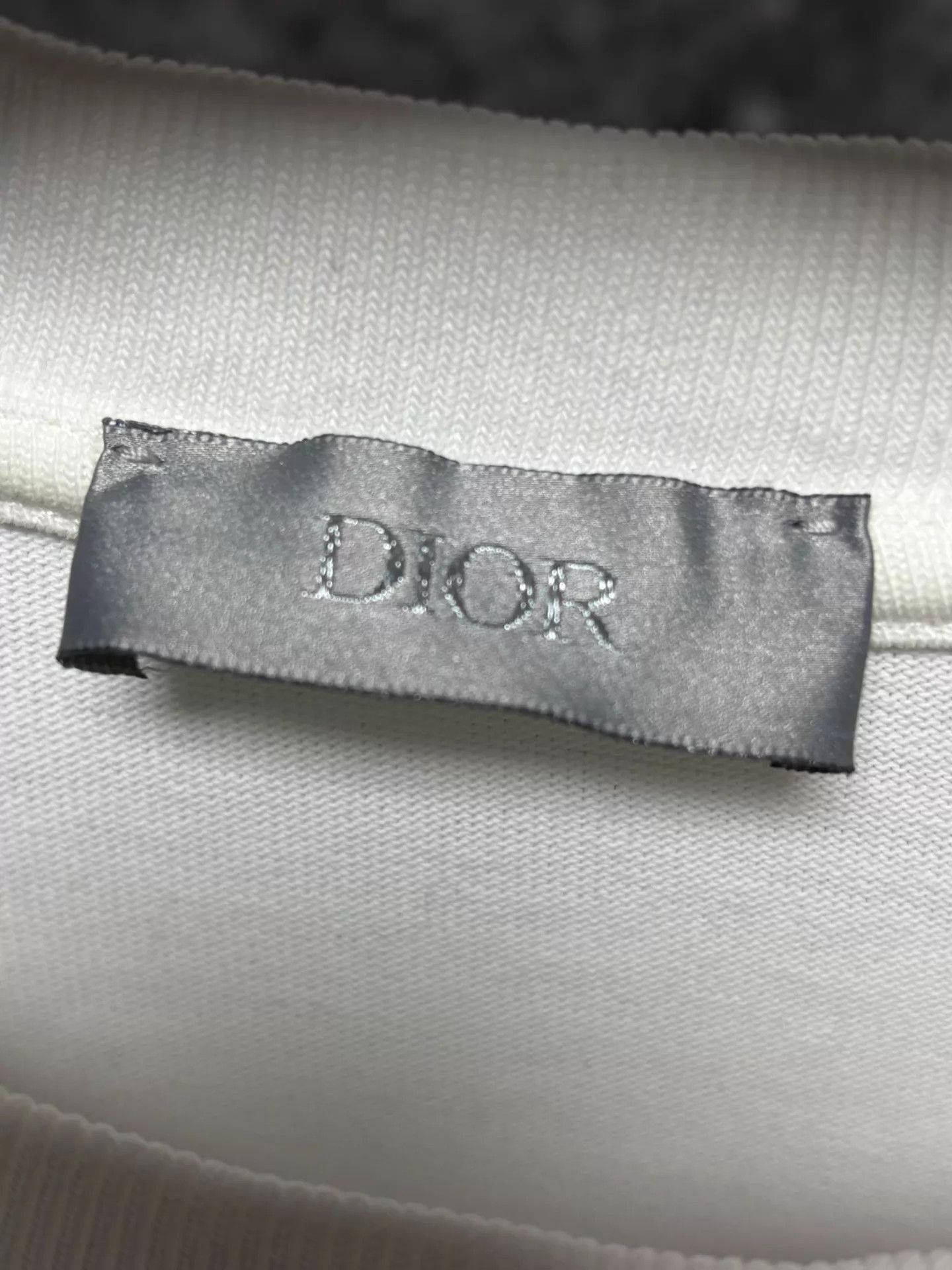 Dior White Graphic Short-Sleeve T-Shirt Size US M / EU 48-50 / 2 - 3 Thumbnail