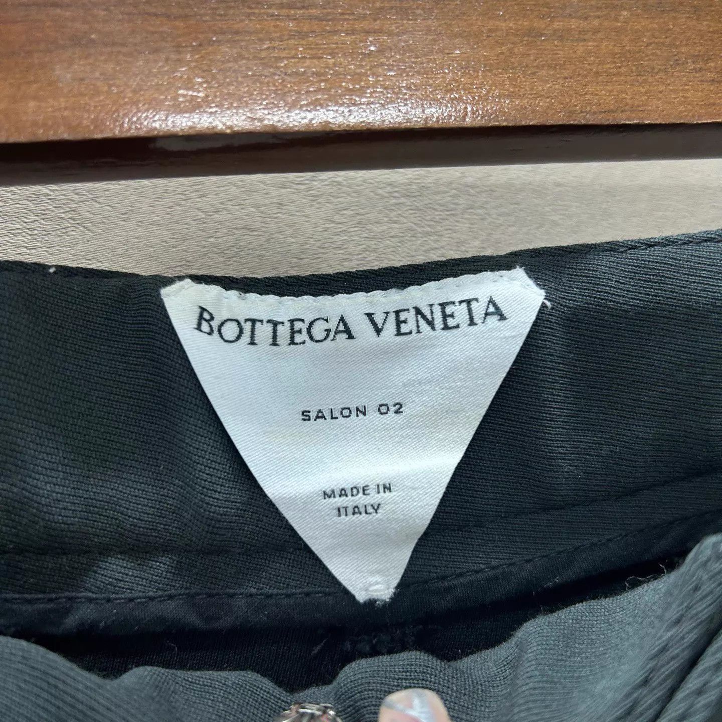Bottega Veneta Black Zip-Detail High-Waist Casual Pants Size 32 Size US 32 / EU 48 - 3 Thumbnail