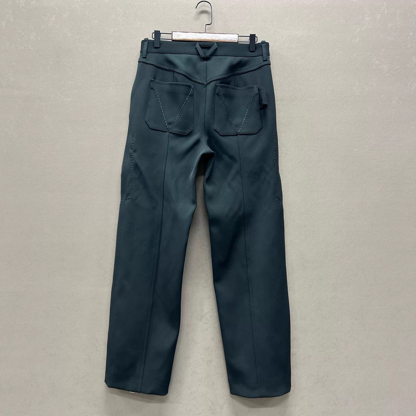 Bottega Veneta Black Zip-Detail High-Waist Casual Pants Size 32 Size US 32 / EU 48 - 2 Thumbnail