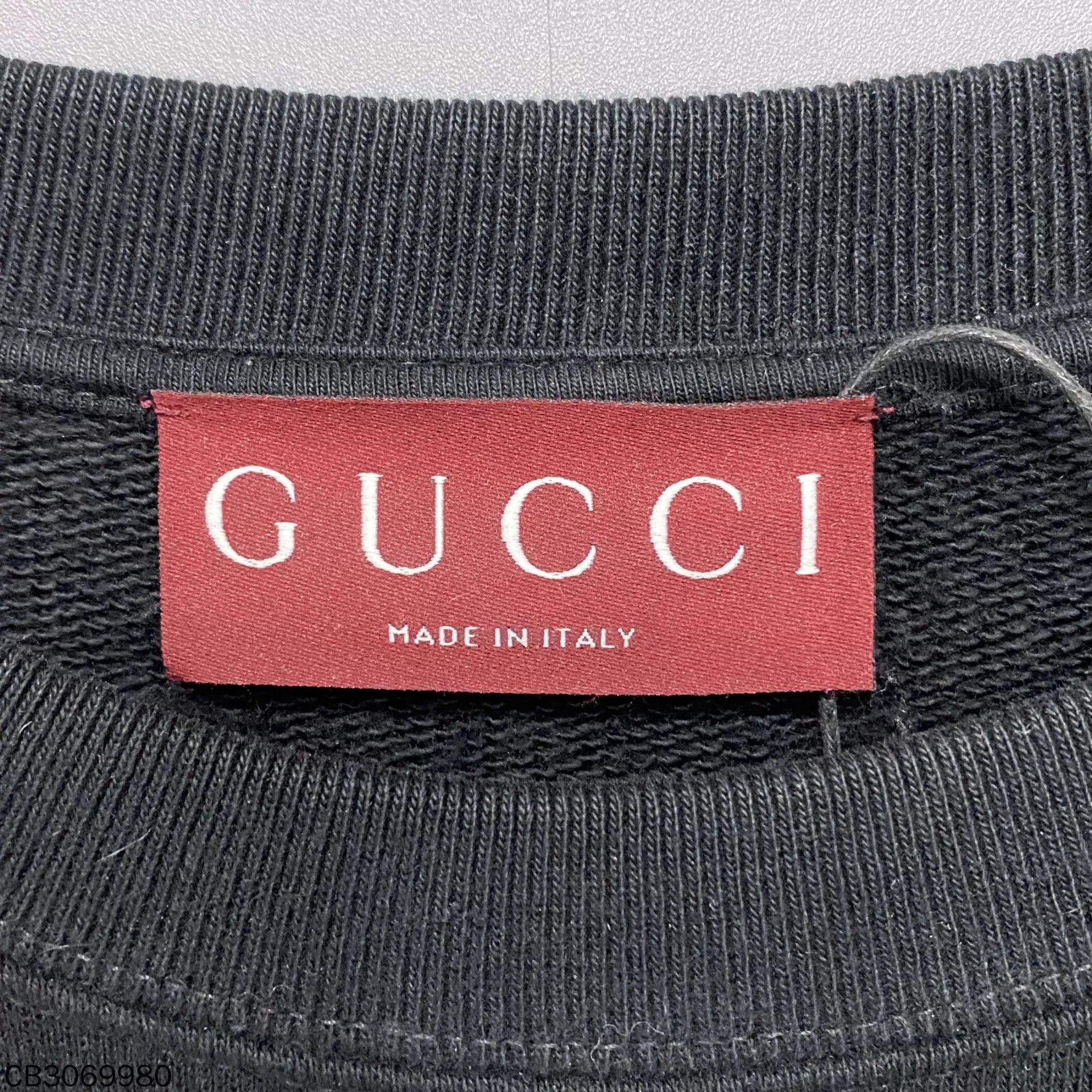 Gucci Black Long Sleeve Graphic Sweatshirt Size US L / EU 52-54 / 3 - 4 Thumbnail