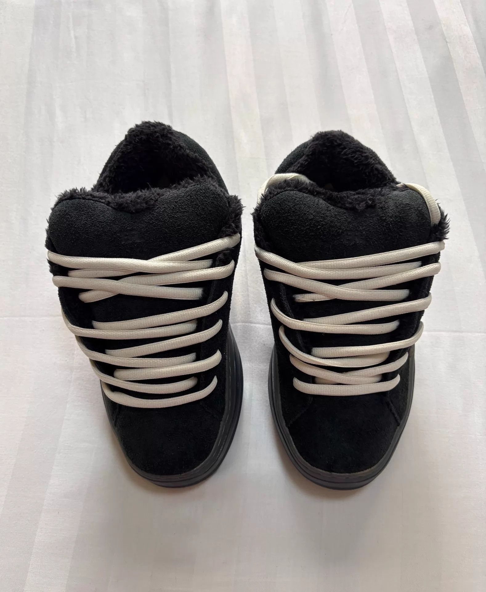 ERL Black Low-Top Sneakers with White Laces Size US 8 / EU 41 - 9 Thumbnail