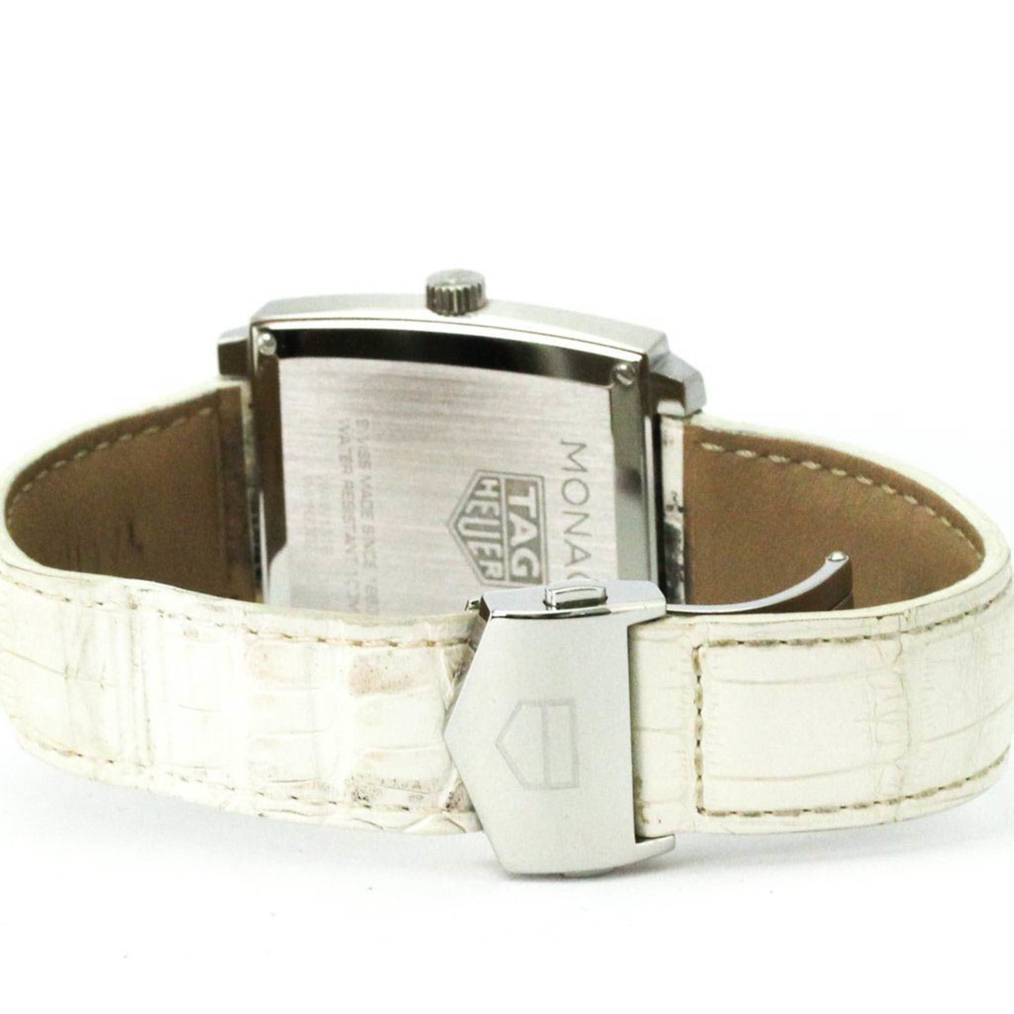 Tag Heuer TAG HEUER Monaco Lady Diamond MOP Dial Quartz Watch WAW131B Polished Size ONE SIZE - 5 Thumbnail