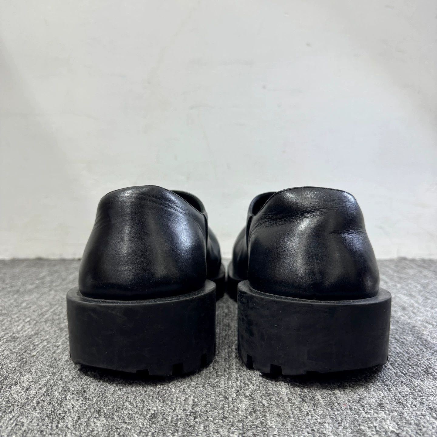 Balenciaga Black Chunky Sole Slip-On Shoes Size US 8 / EU 41 - 3 Thumbnail