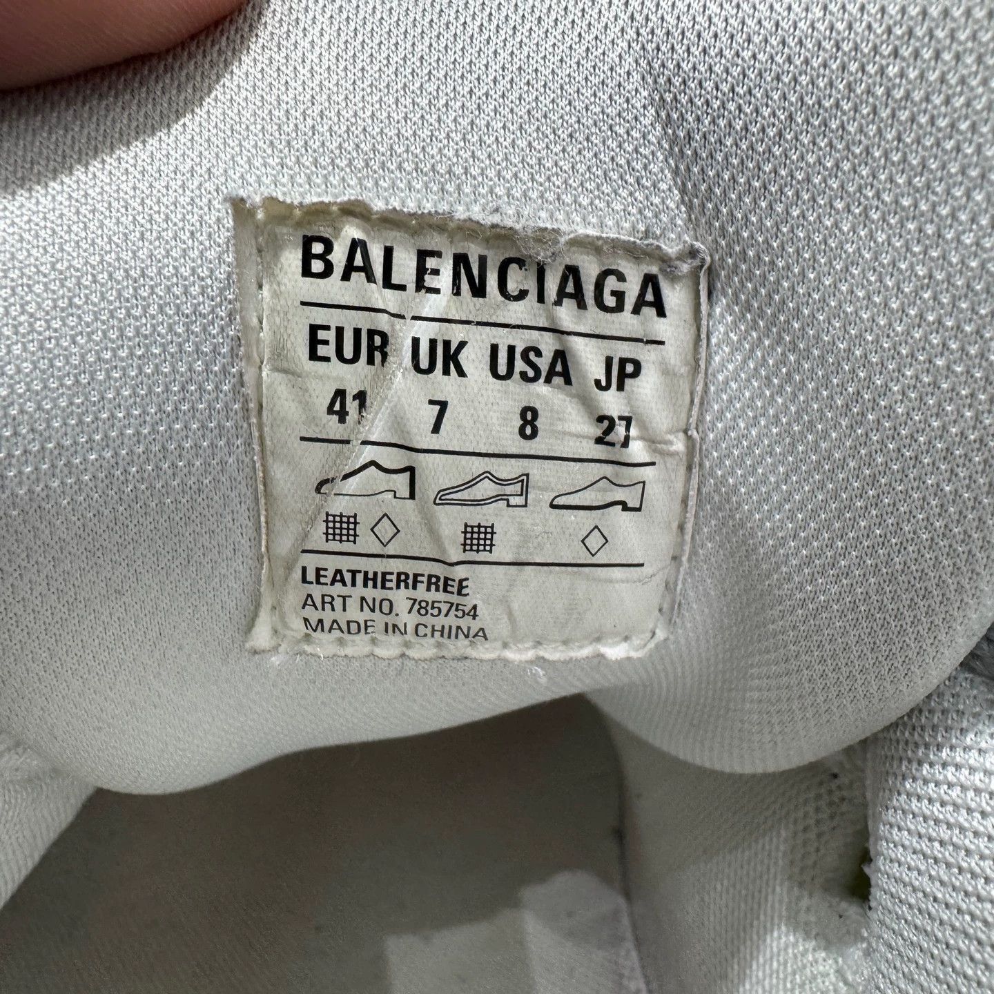 Balenciaga Multi Color Low-Top Sneakers Size 8 Size US 8 / EU 41 - 5 Thumbnail