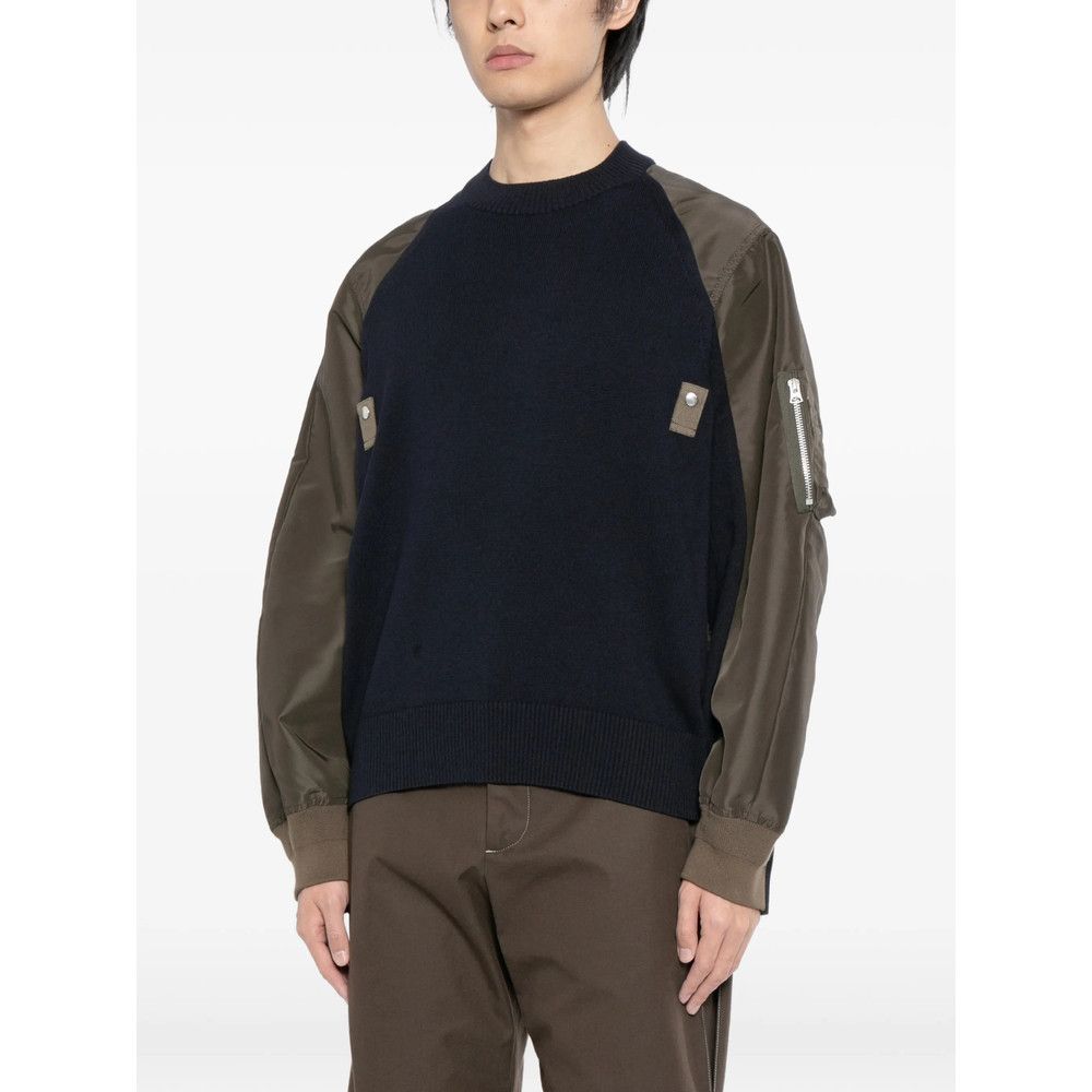 Sacai Sacai BLACK Sweaters & Knitwear - Sweatshirts Size US L / EU 52-54 / 3 - 2 Thumbnail