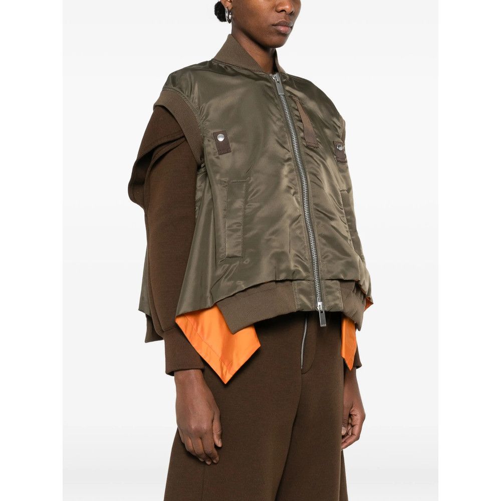 Sacai Sacai GREEN Jackets - Waistcoat & Gilets Size M / US 6-8 / IT 42-44 - 5 Thumbnail