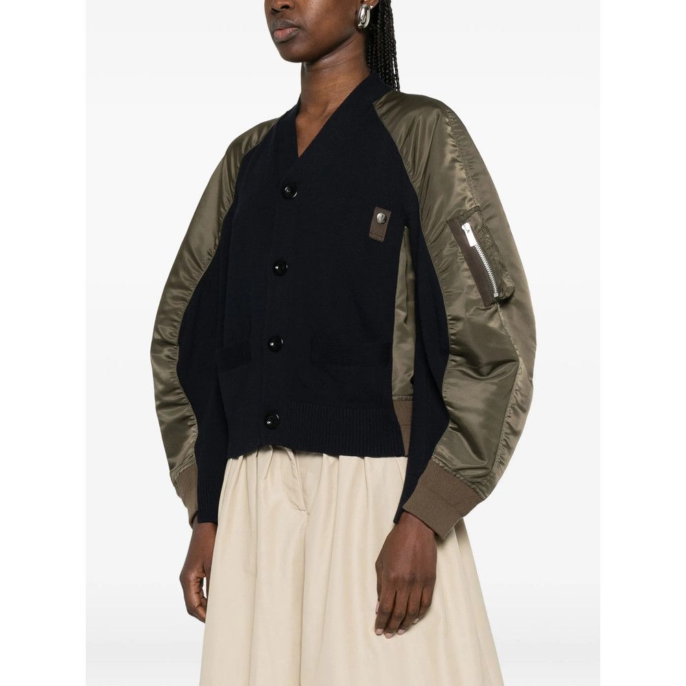 Sacai Sacai GREEN Knitwear - Cardigans Size S / US 4 / IT 40 - 3 Thumbnail