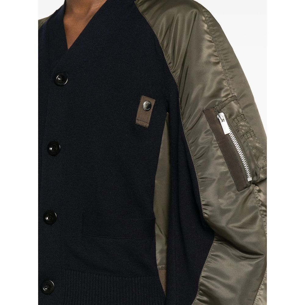 Sacai Sacai GREEN Knitwear - Cardigans Size S / US 4 / IT 40 - 2 Thumbnail