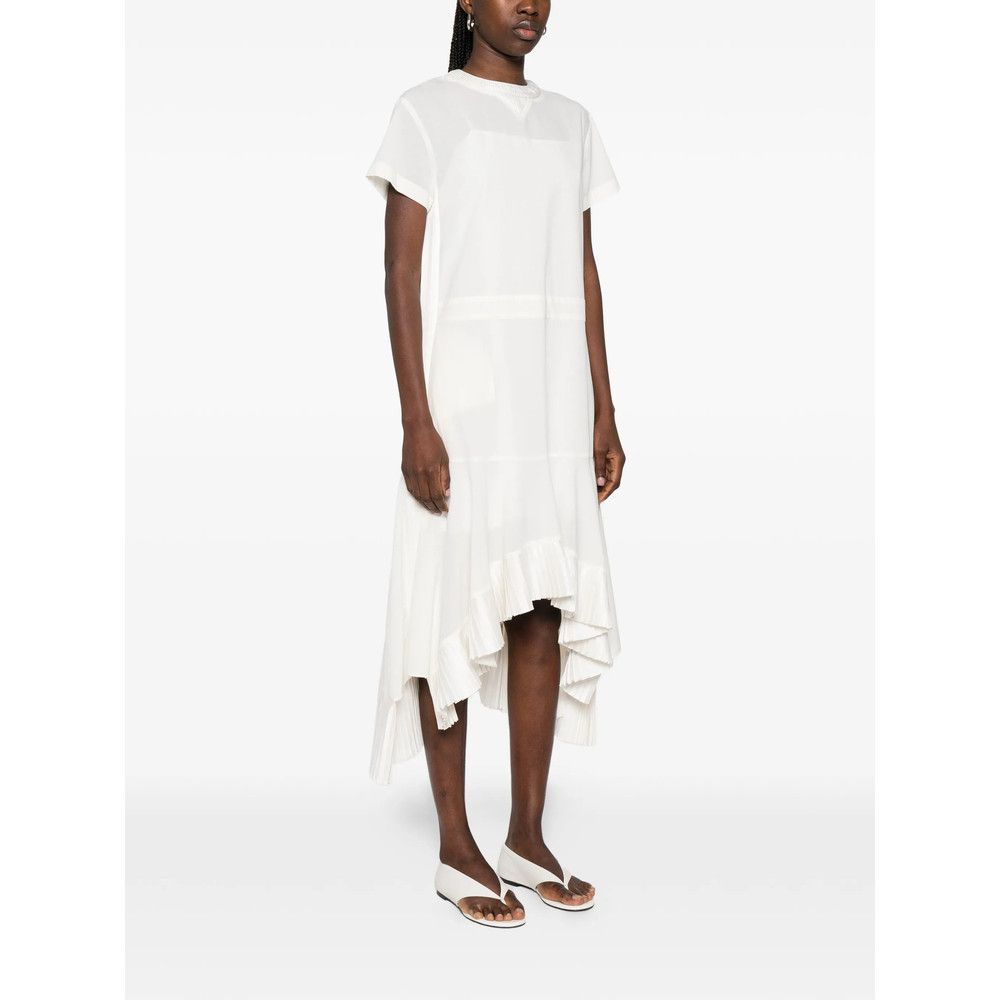 Sacai Sacai WHITE Dresses - Day Dresses Size S / US 4 / IT 40 - 4 Thumbnail