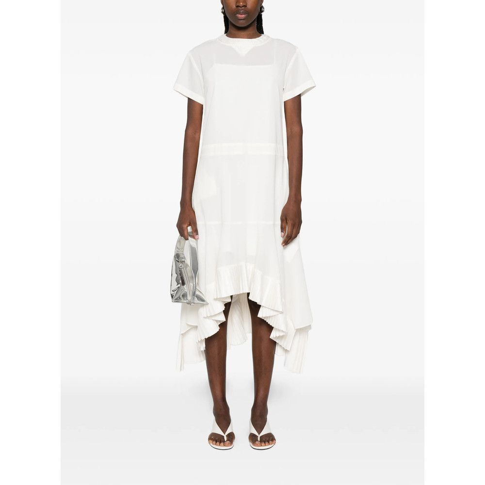 Sacai Sacai WHITE Dresses - Day Dresses Size M / US 6-8 / IT 42-44 - 2 Thumbnail