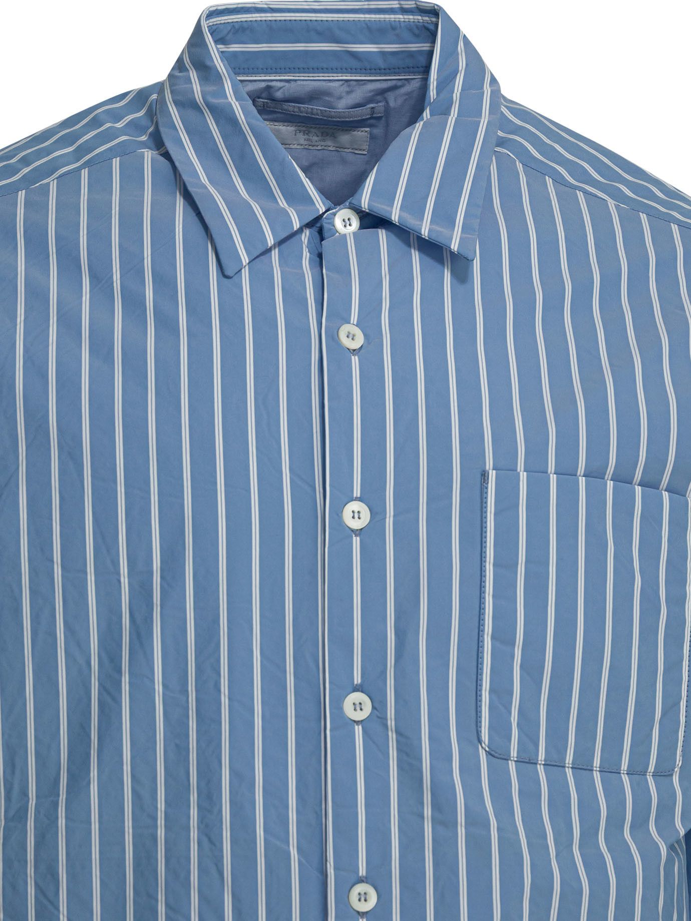 Prada Prada Striped Overshirt Jacket tag size M Men - USA Duties Paid Size US M / EU 48-50 / 2 - 3 Thumbnail