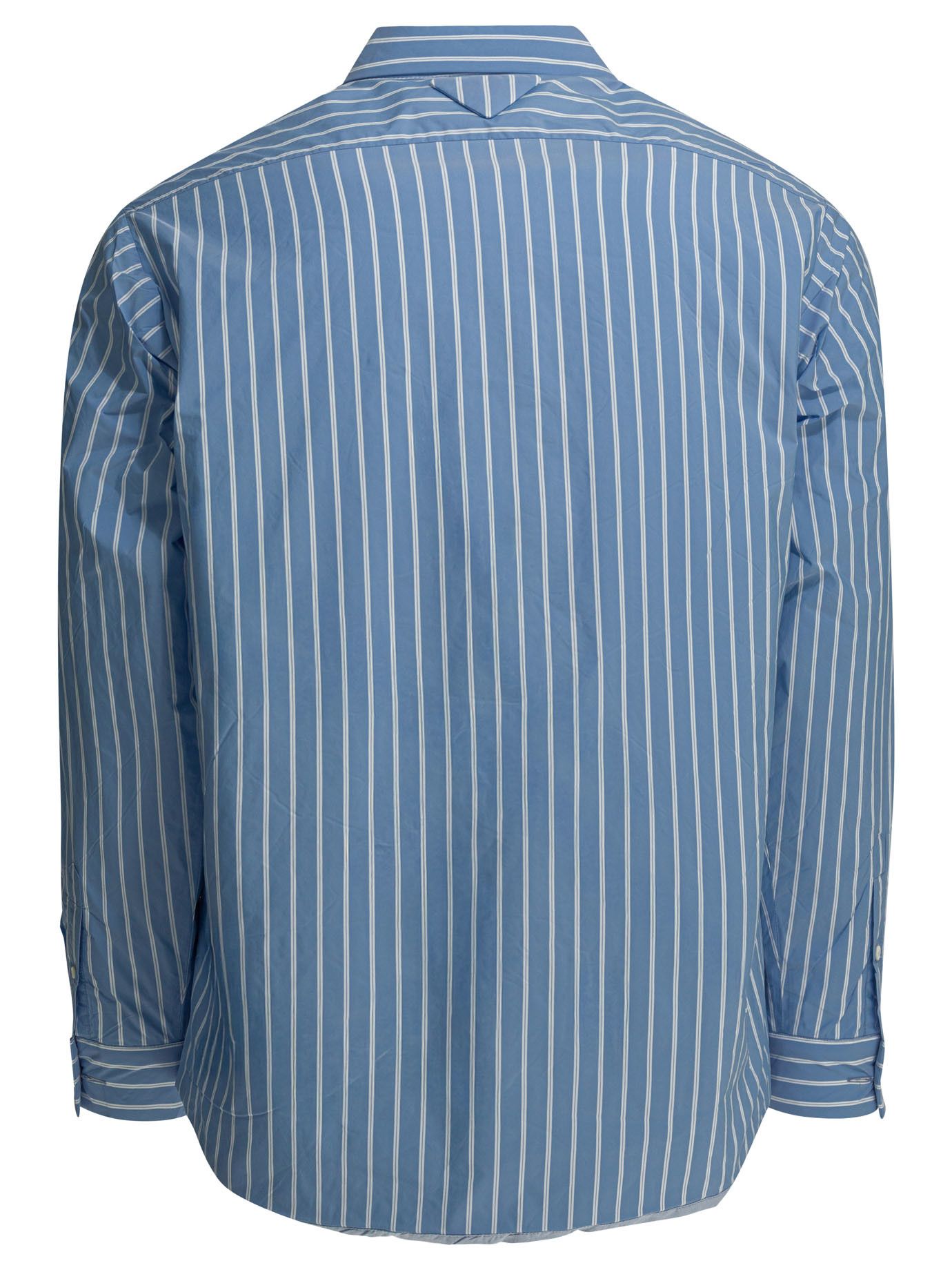 Prada Prada Striped Overshirt Jacket tag size M Men - USA Duties Paid Size US M / EU 48-50 / 2 - 2 Thumbnail